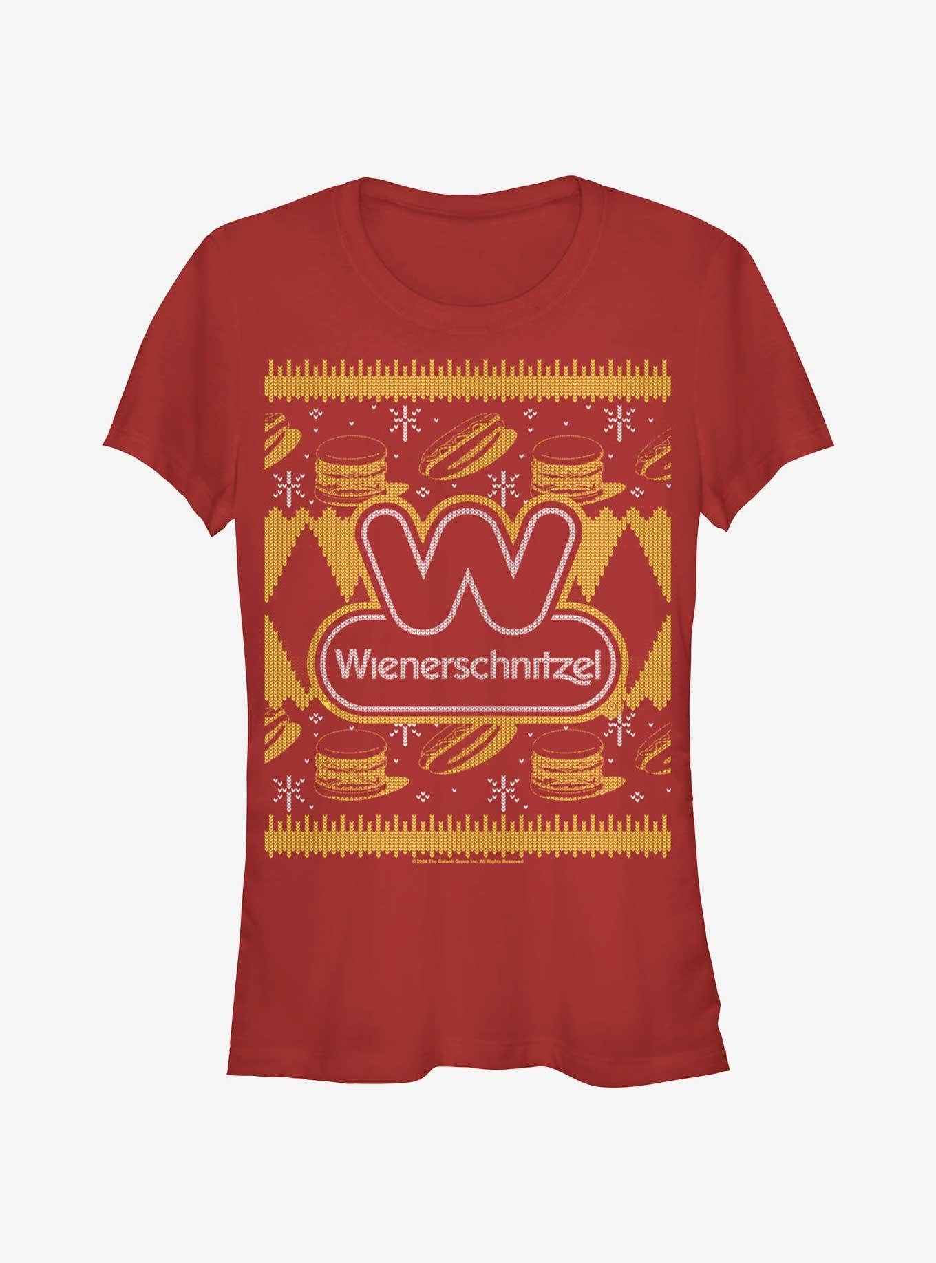 Wienerschnitzel Ugly Sweater Girls T-Shirt, , hi-res
