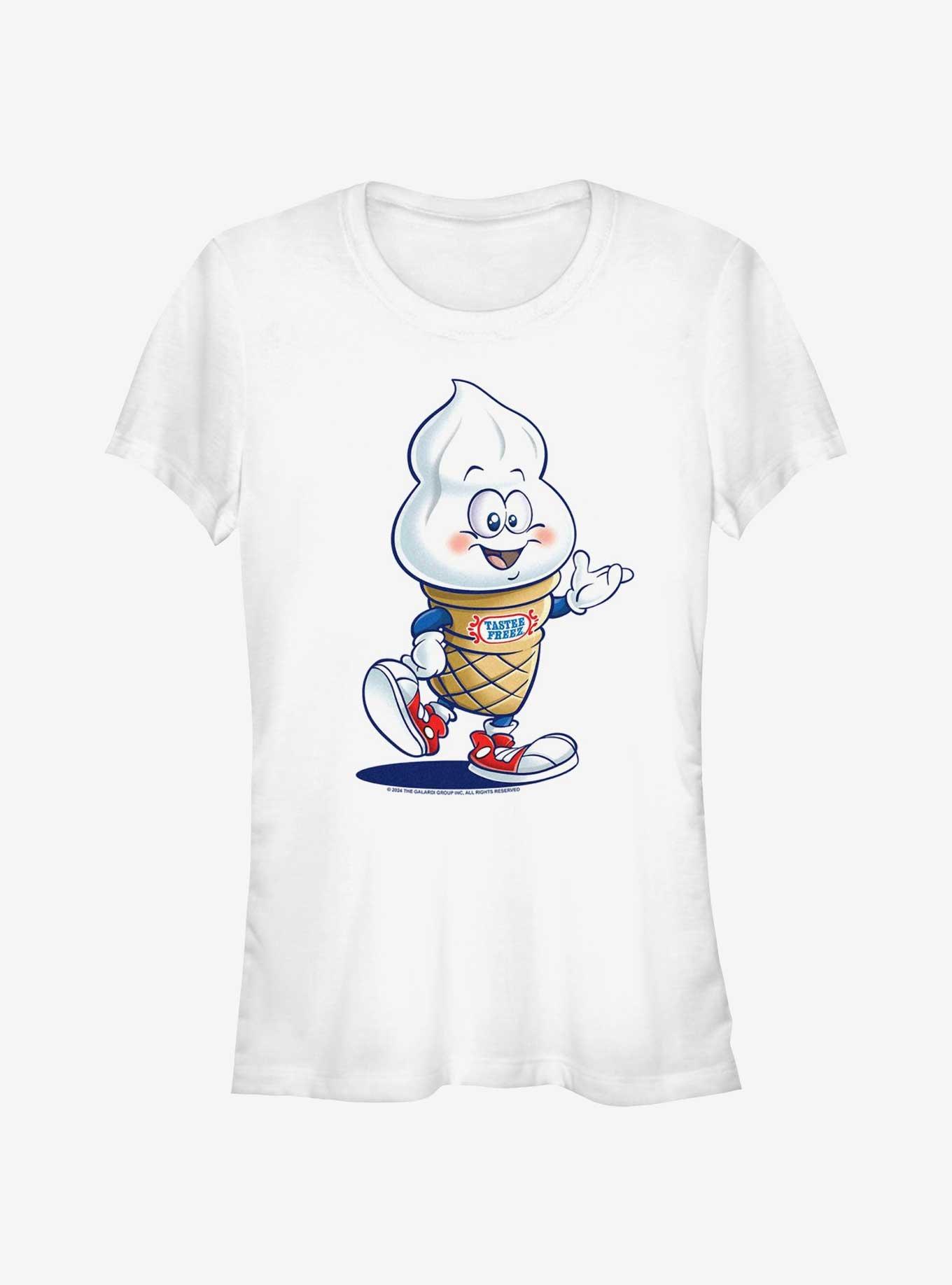 Wienerschnitzel Tastee Freez Cone Girls T-Shirt, WHITE, hi-res