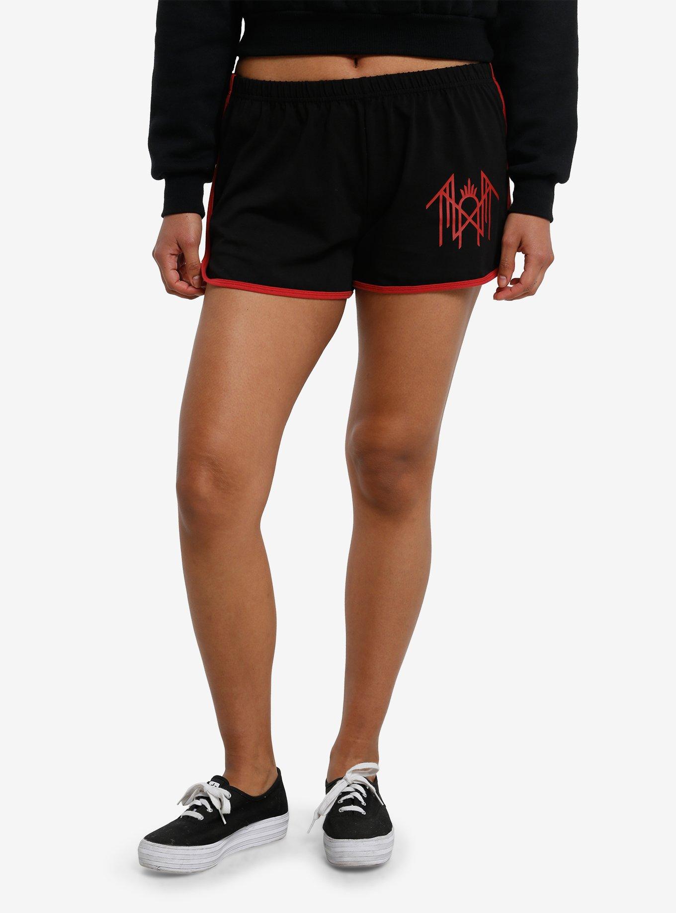 Sleep Token Logo Girls Lounge Shorts, , hi-res