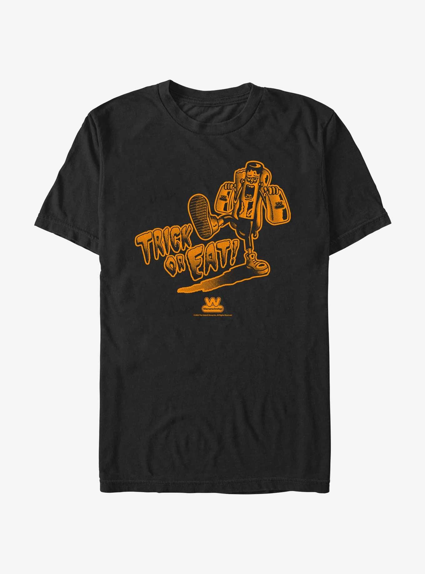 Wienerschnitzel Trick Or Eat T-Shirt, BLACK, hi-res