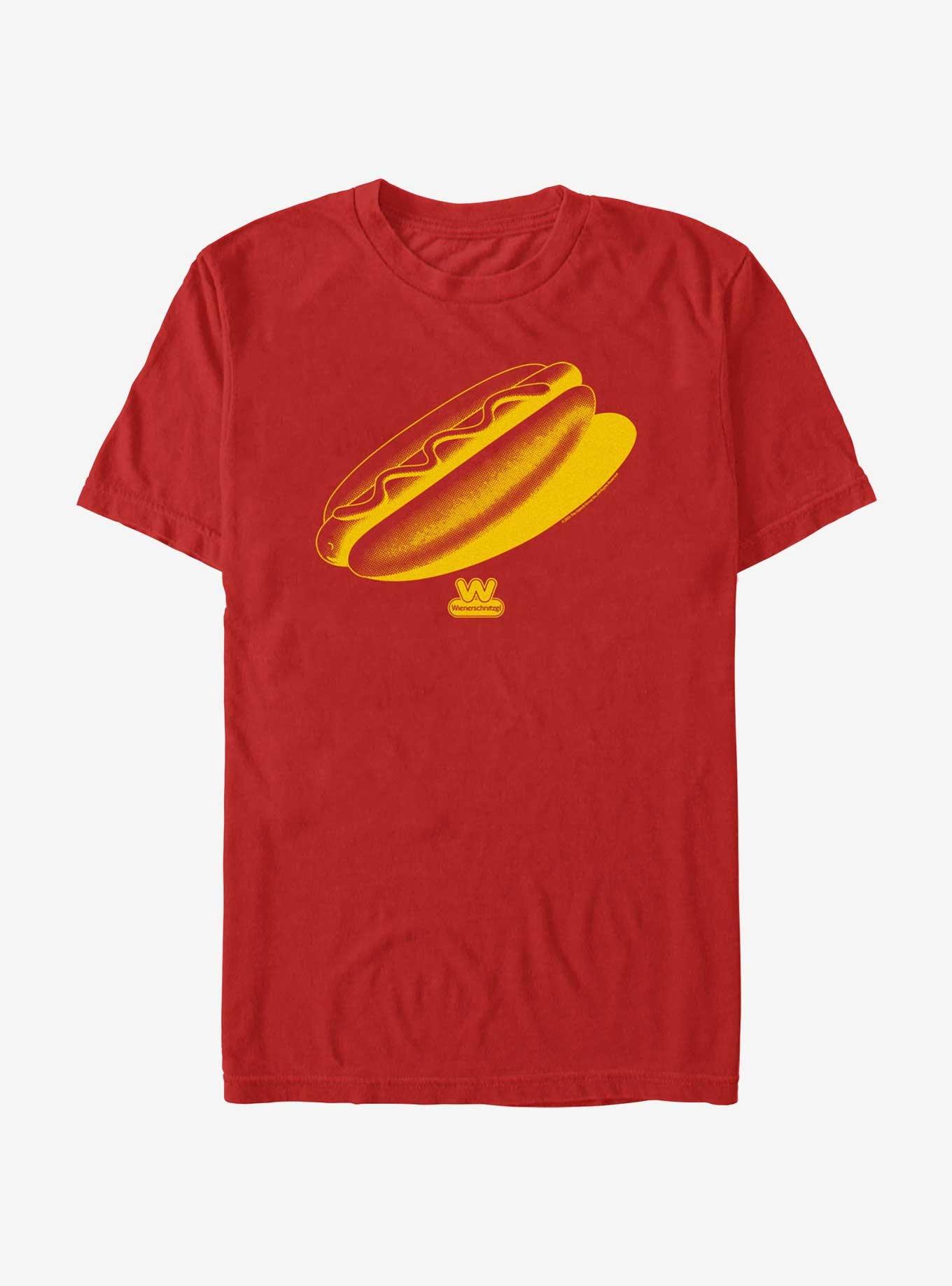Wienerschnitzel Hotdog T-Shirt, RED, hi-res