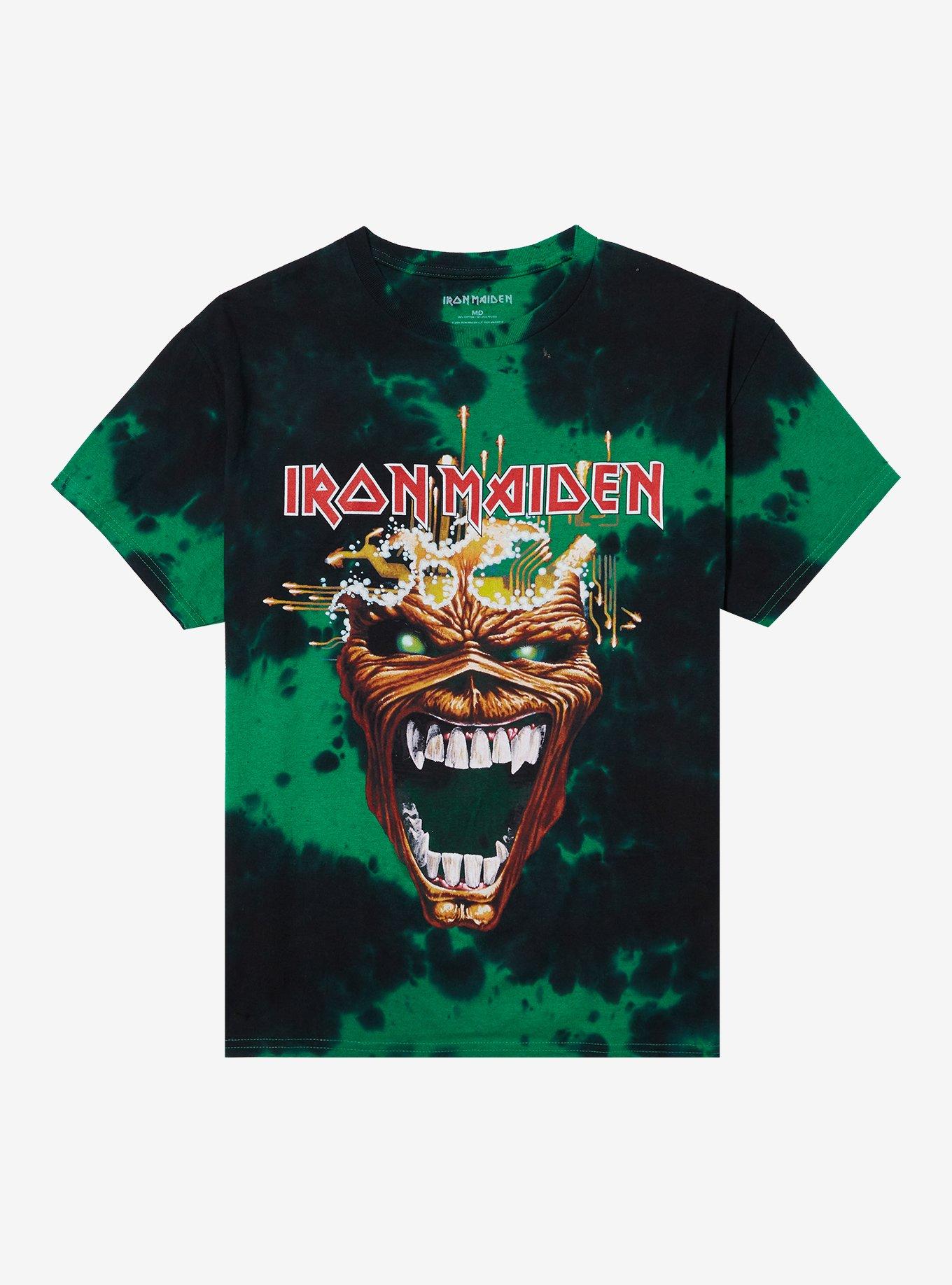 Iron Maiden Virus Eddie Tie-Dye T-Shirt, , hi-res