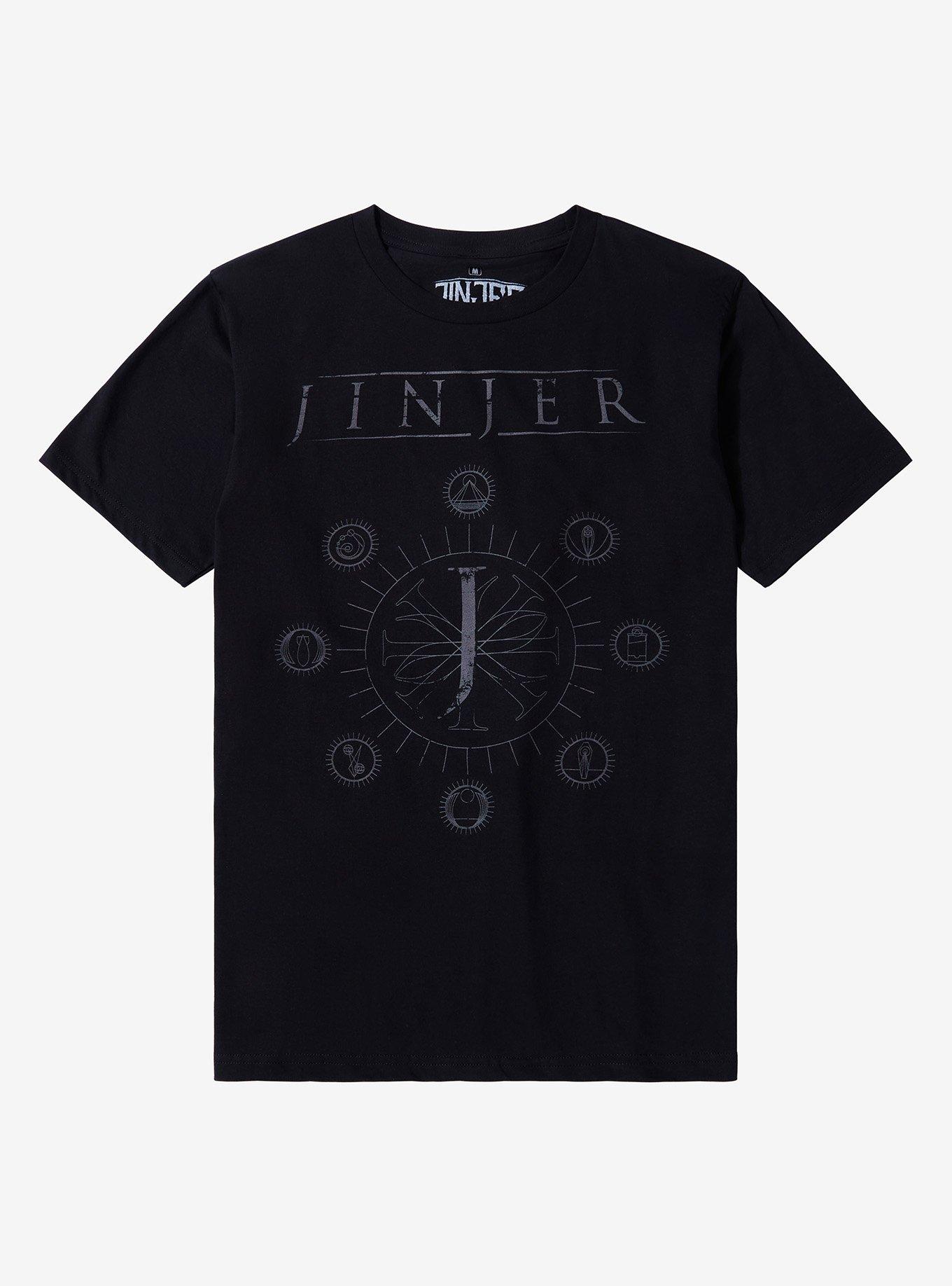 Jinjer Jeometry T-Shirt, BLACK, hi-res