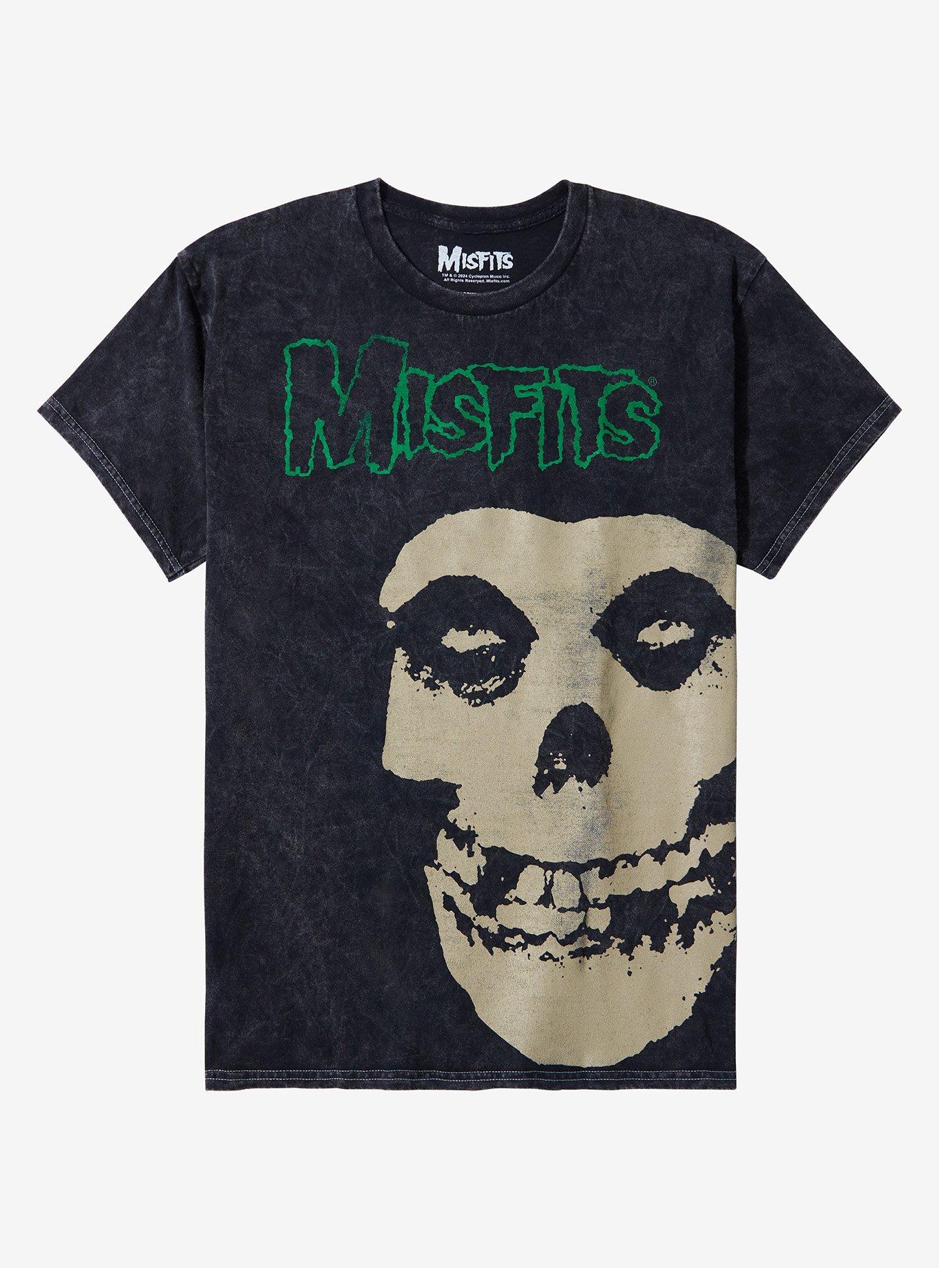 Misfits Fiend Skull Jumbo Graphic Mineral Wash T-Shirt, , hi-res