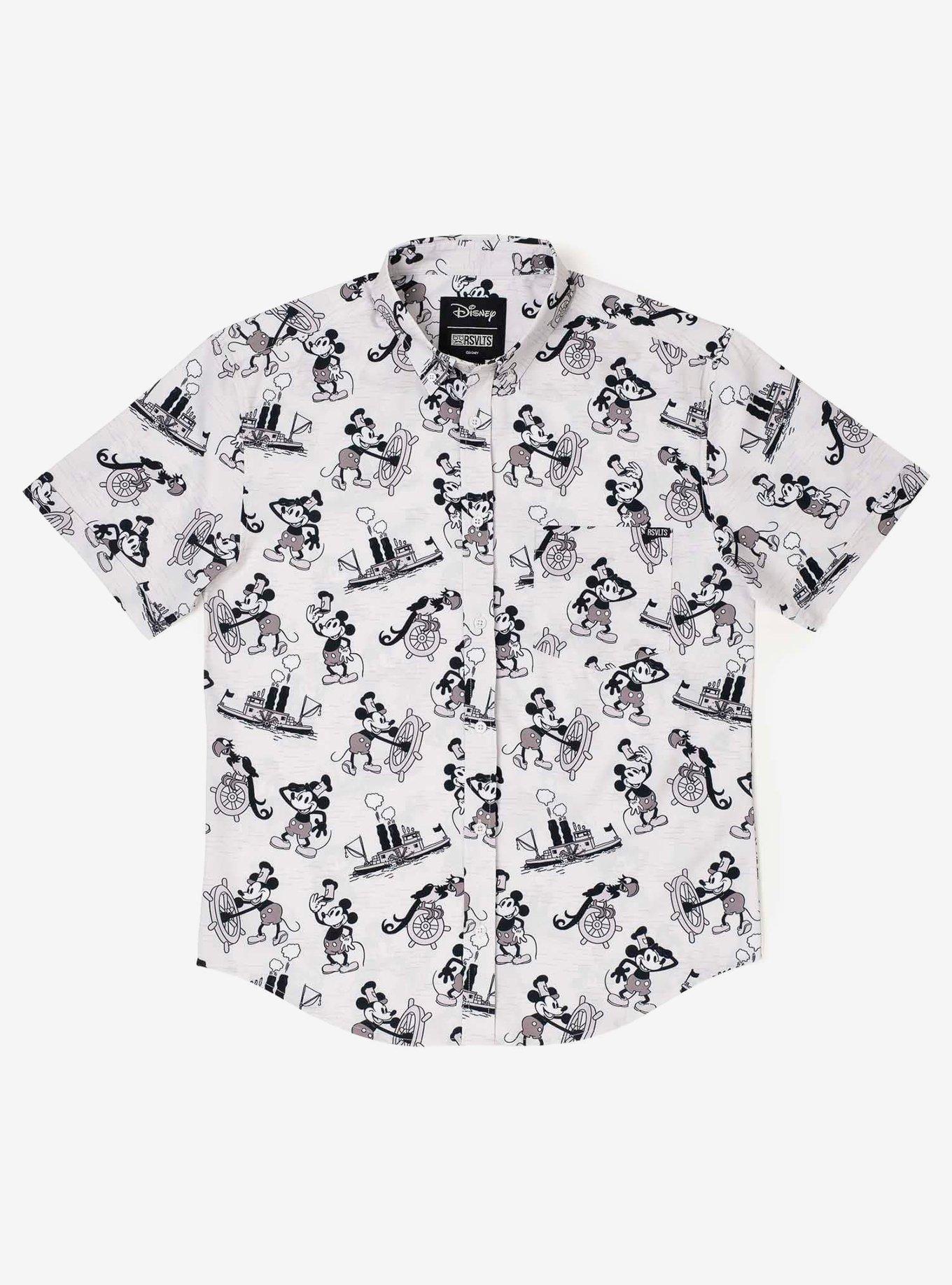 RSVLTS x Disney Mickey Mouse "Steamboat Mickey" Button-Up Shirt, , hi-res