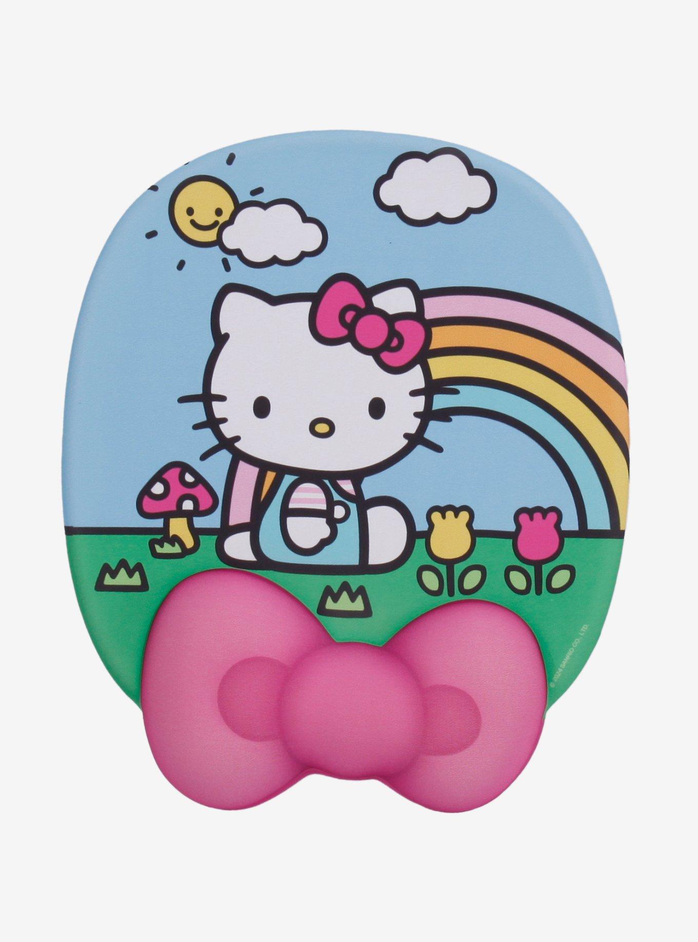 Hello Kitty Pink Bow Padded Mouse Pad, , hi-res