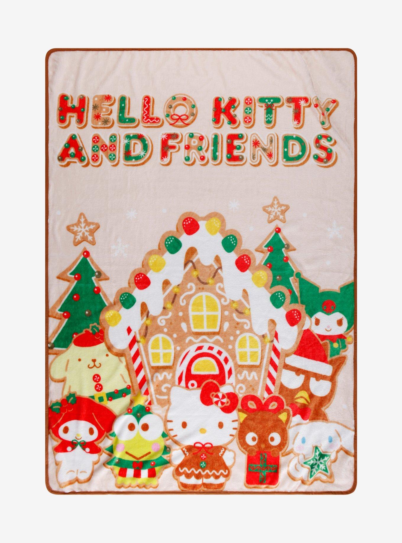 Hello Kitty And Friends Gingerbread House Throw Blanket, , hi-res