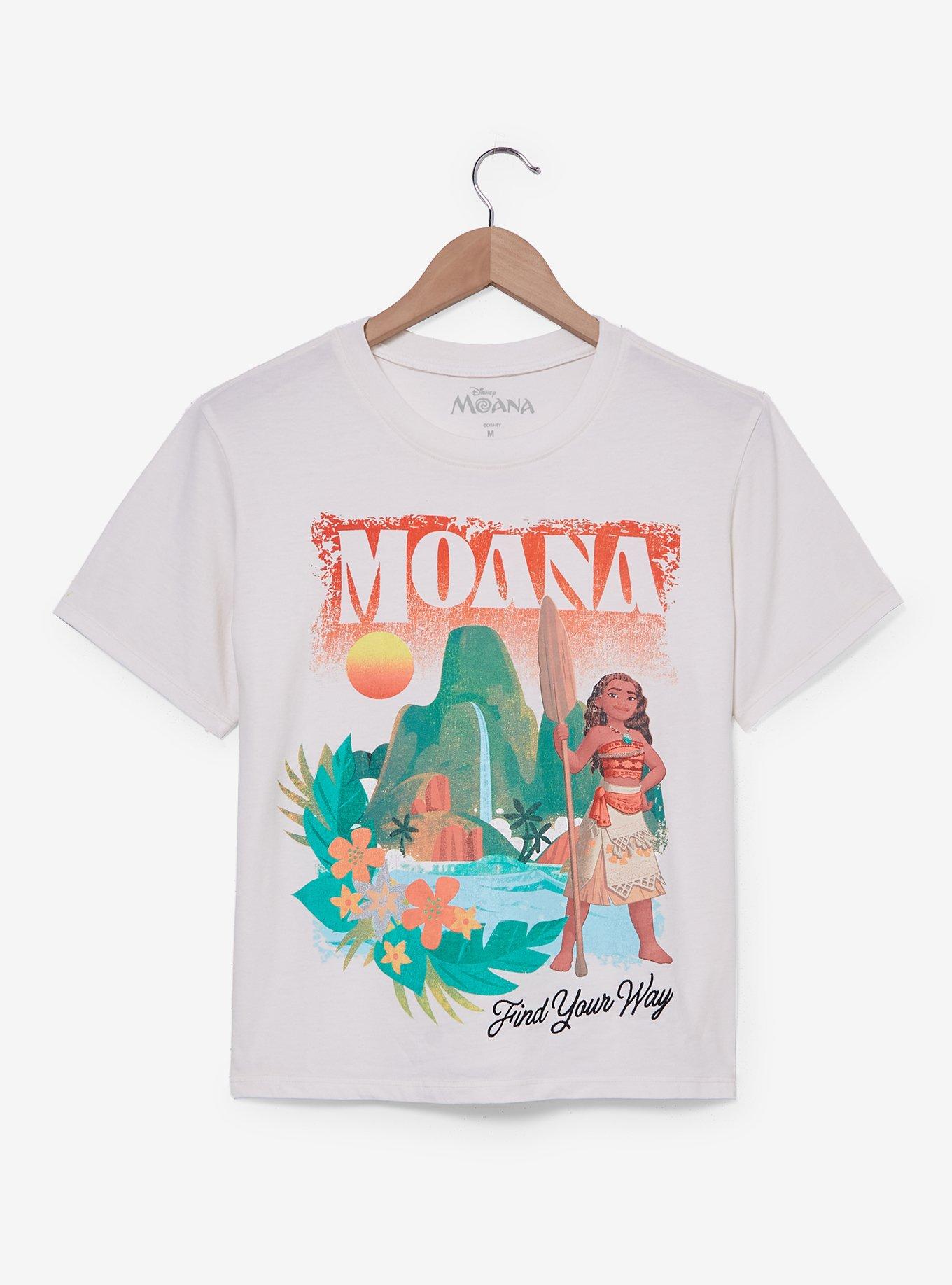 Disney Moana Island Portrait Women's Cropped T-Shirt, , hi-res