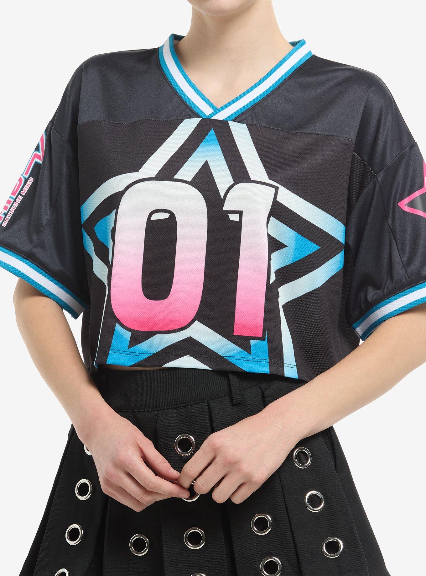 Hatsune Miku Star Girls Crop Jersey | Hot Topic