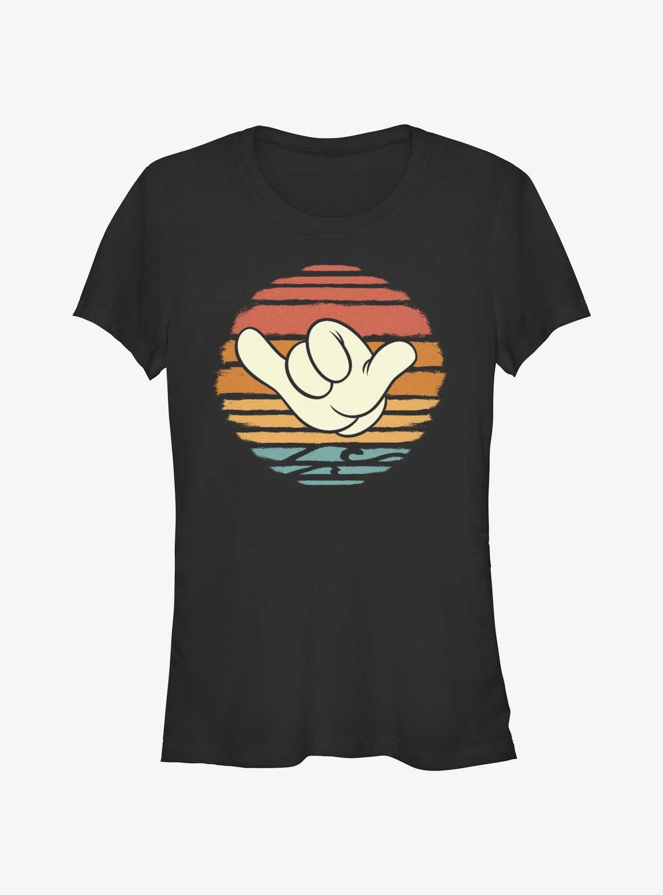 Disney Mickey Mouse Hang Loose Sunset Girls T-Shirt