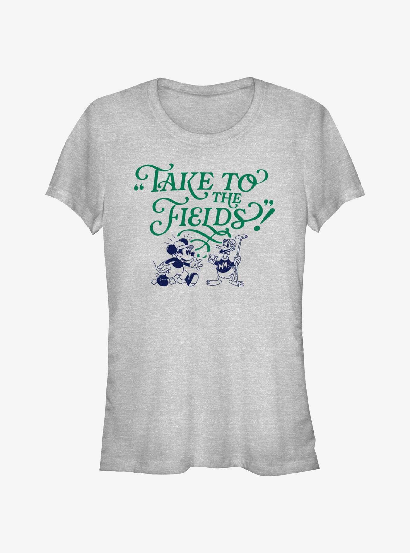 Disney Mickey Mouse & Donald Duck Take To The Fields Girls T-Shirt, , hi-res