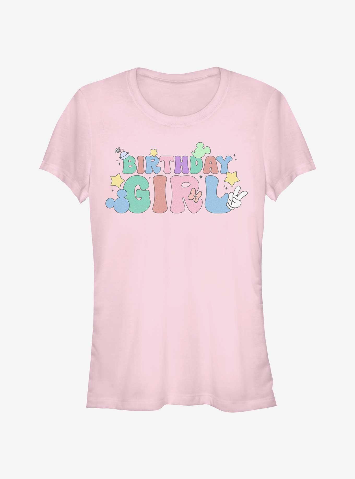 Disney Mickey Mouse Birthday Girl Girls T-Shirt