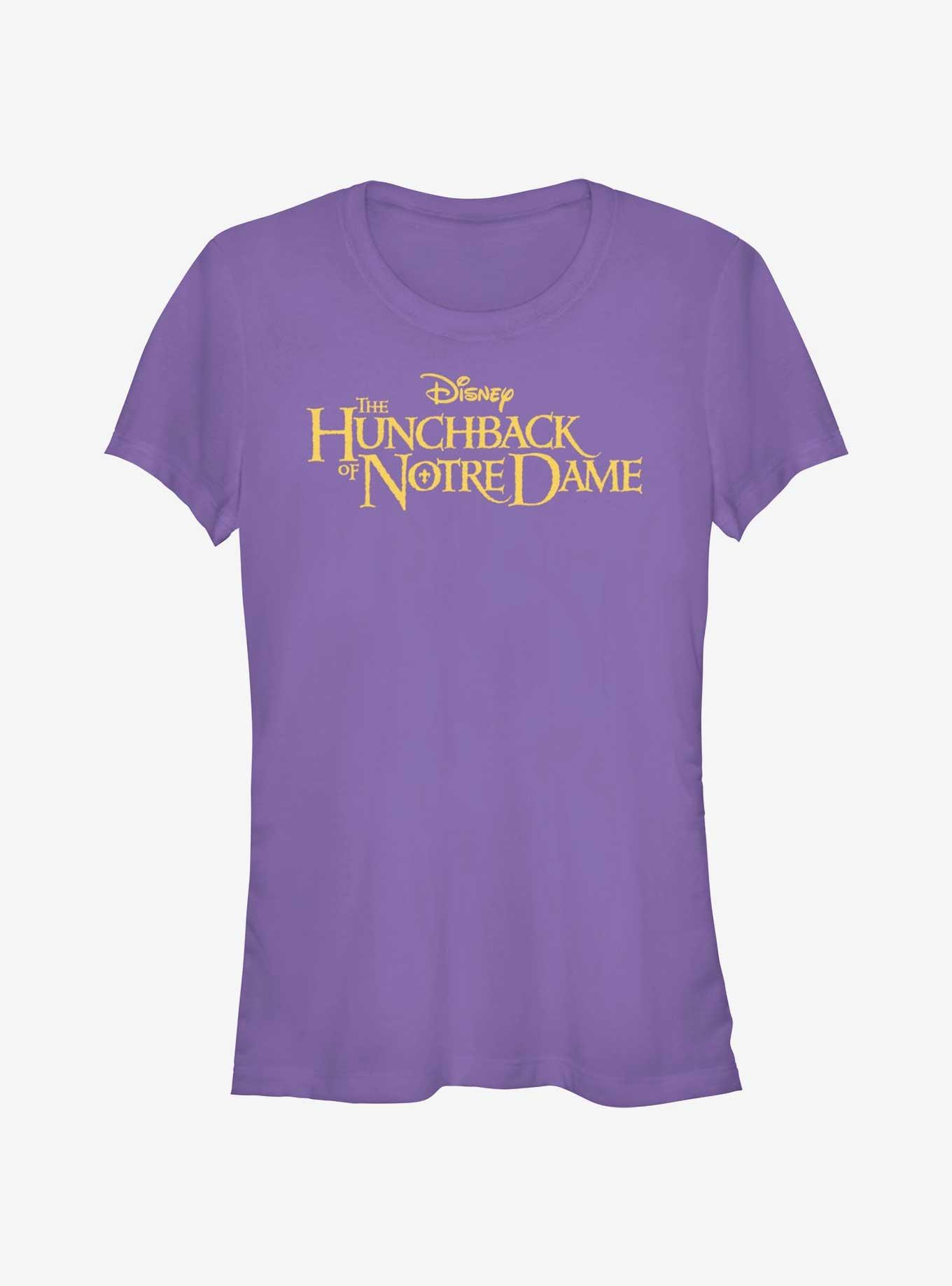 Disney The Hunchback of Notre Dame Logo Girls T-Shirt, PURPLE, hi-res