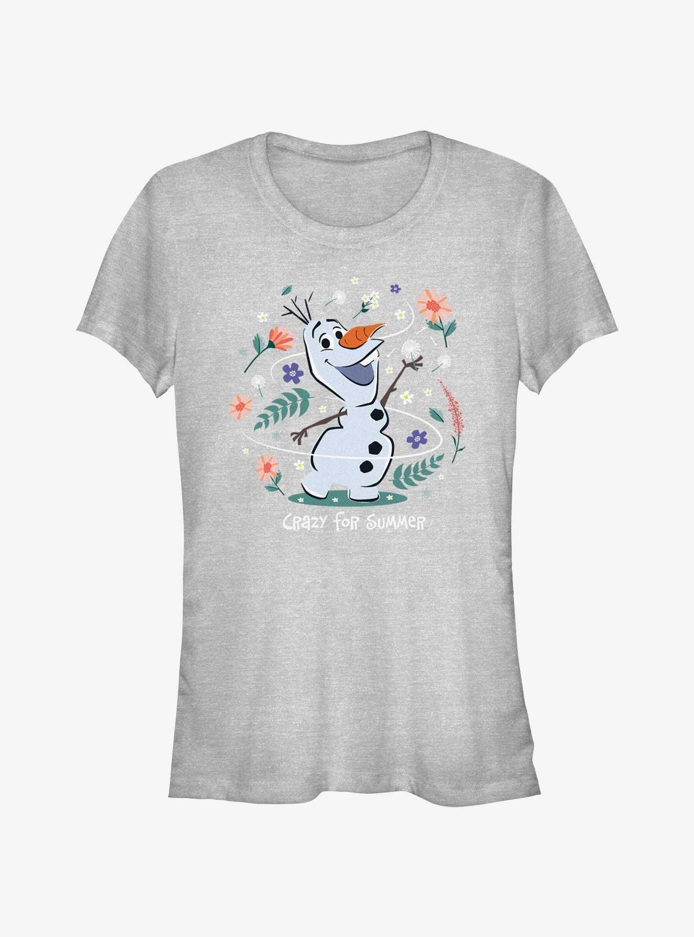 Disney Frozen Crazy For Summer Olaf Girls T-Shirt