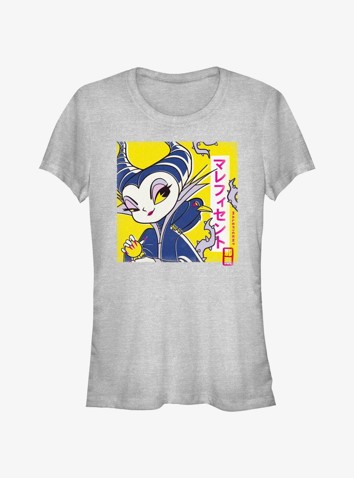 Disney Villains Chibi Maleficent Girls T-Shirt, ATH HTR, hi-res