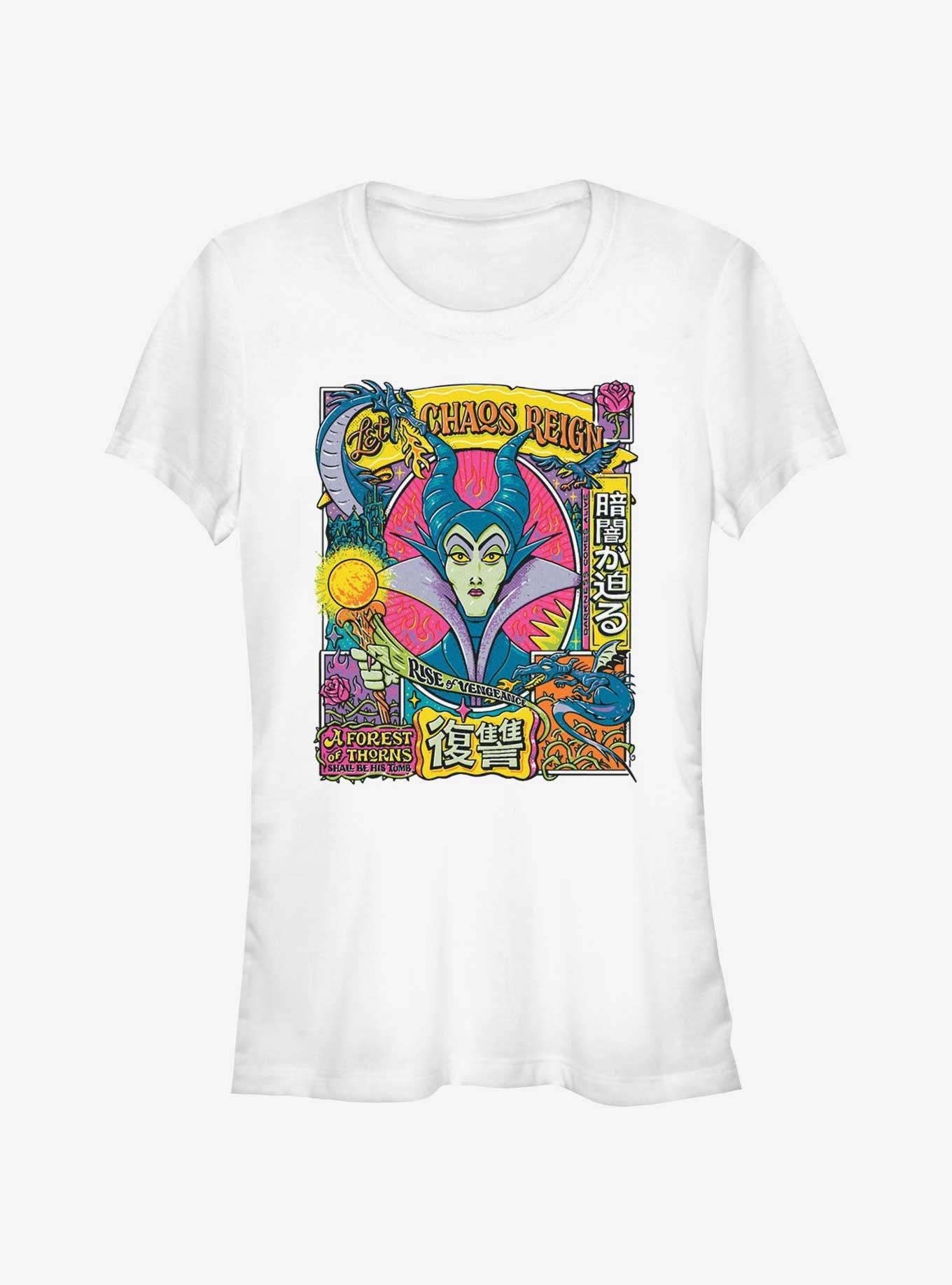 Disney Villains Let Chaos Reign Girls T-Shirt