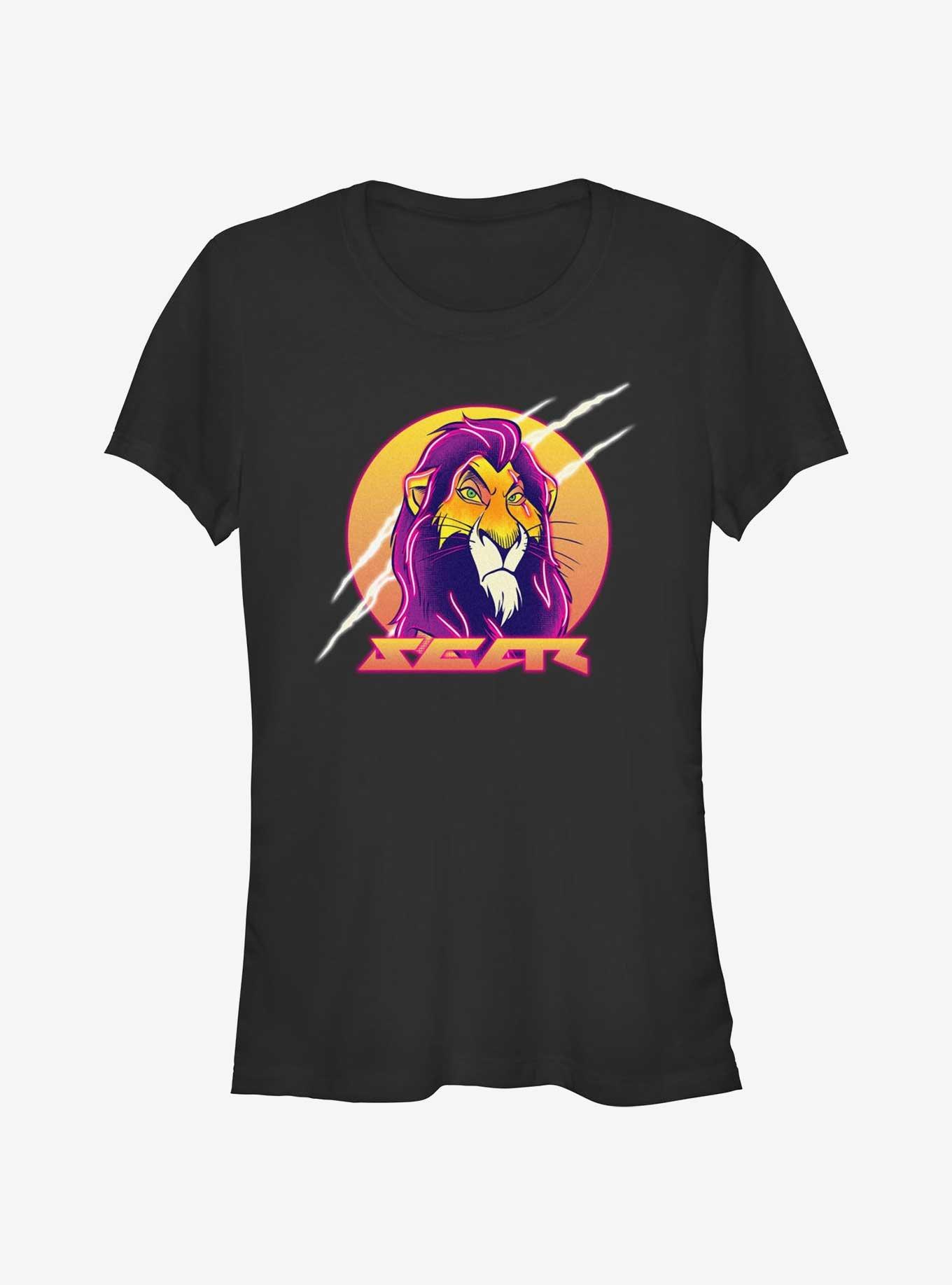 Disney Villains Neon Scar Girls T-Shirt