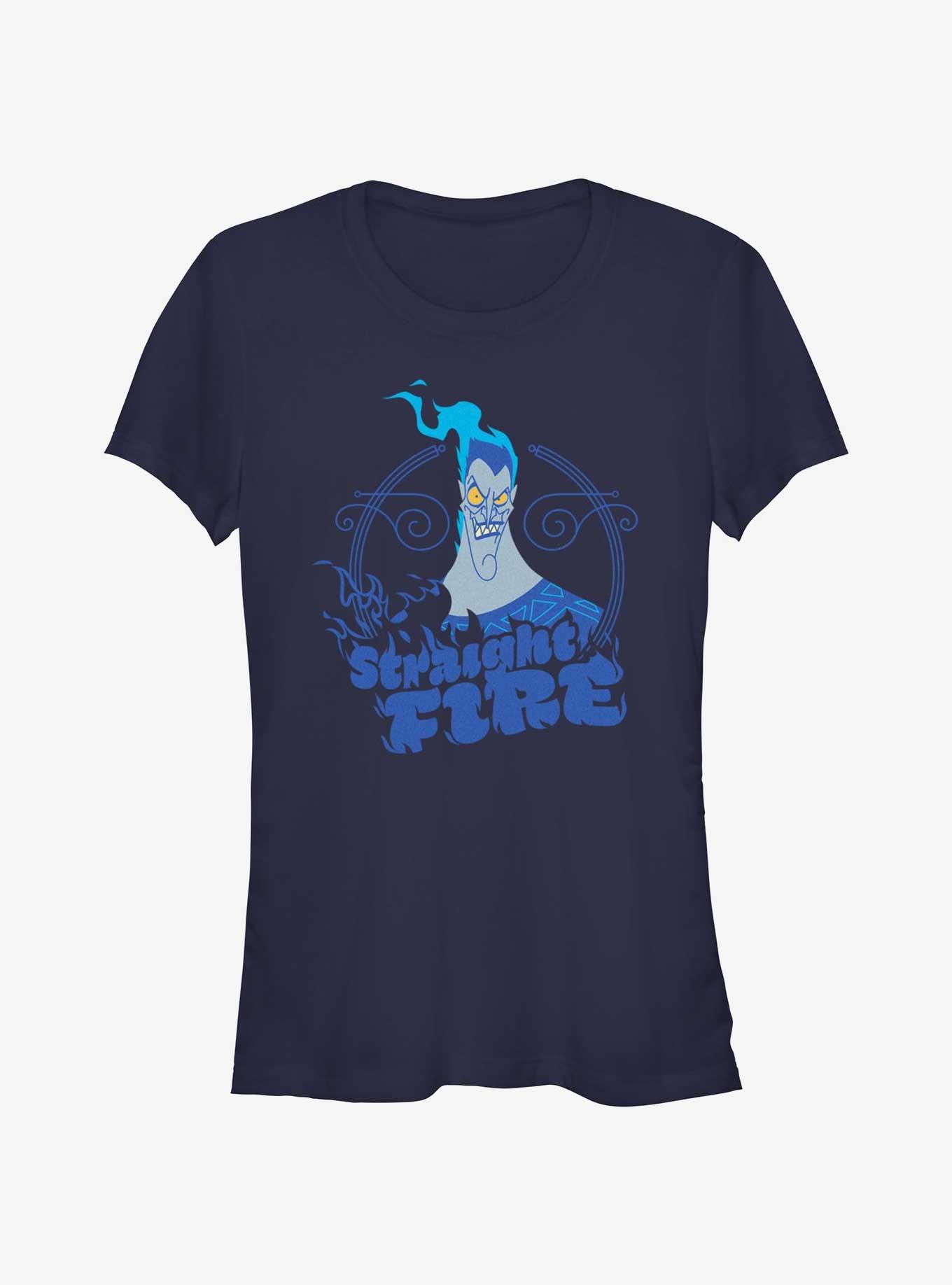 Disney Villains Straight Fire Girls T-Shirt, NAVY, hi-res