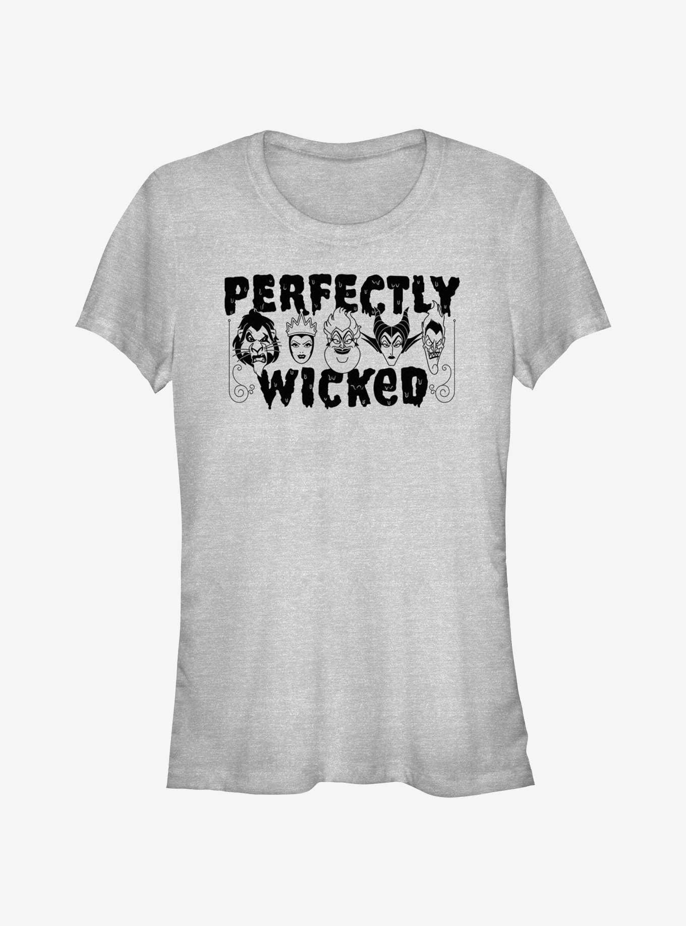 Disney Villains Wicked Heads Girls T-Shirt