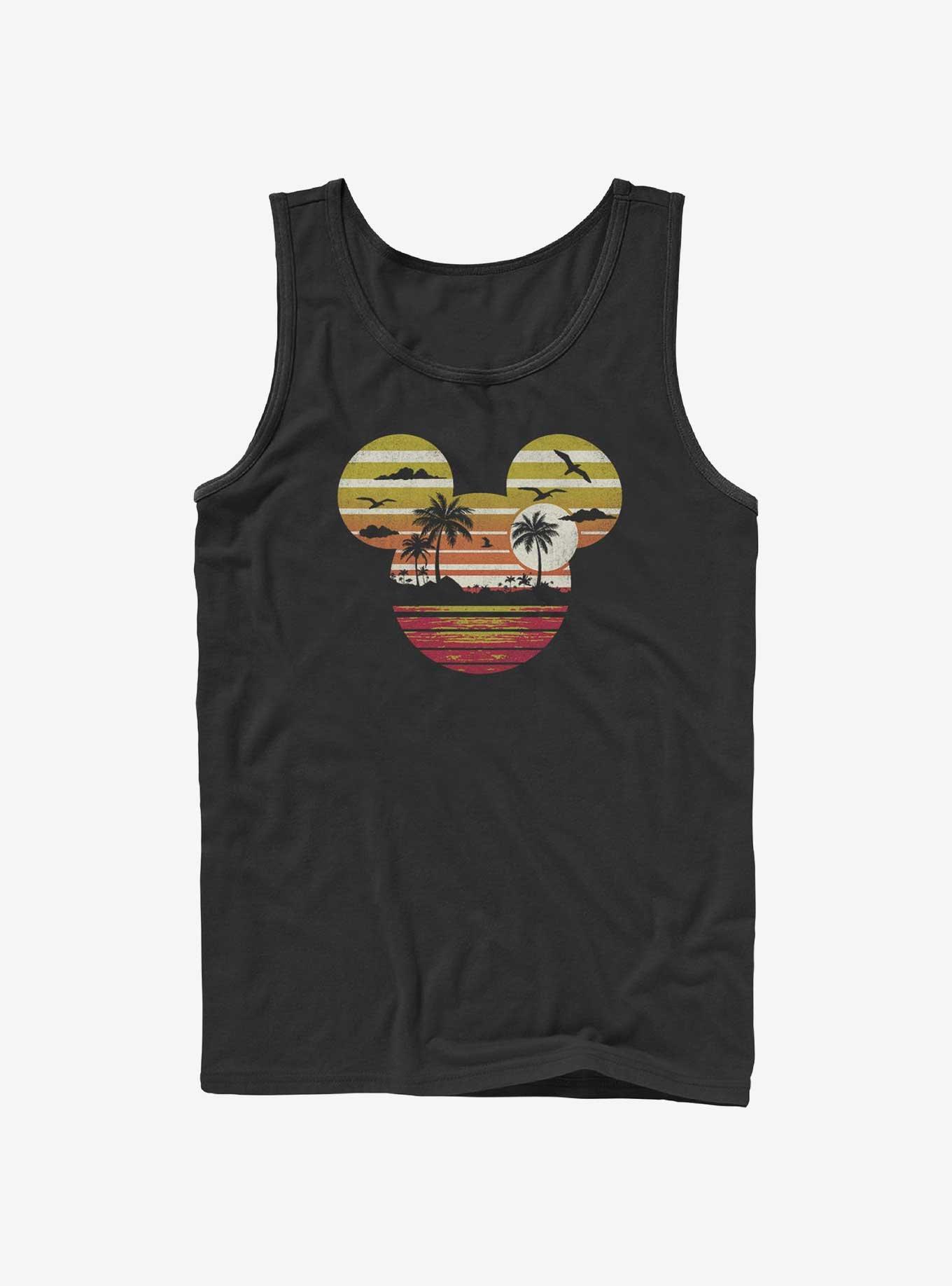 Disney Mickey Mouse Sunset Mouse Head Tank