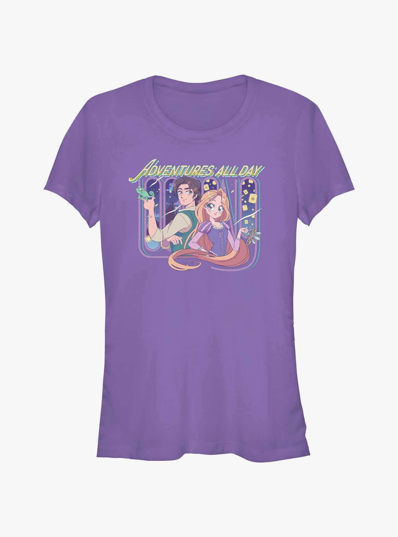 Disney Tangled Rapunzel & Flynn Adventures All Day Manga Girls T-Shirt, , hi-res