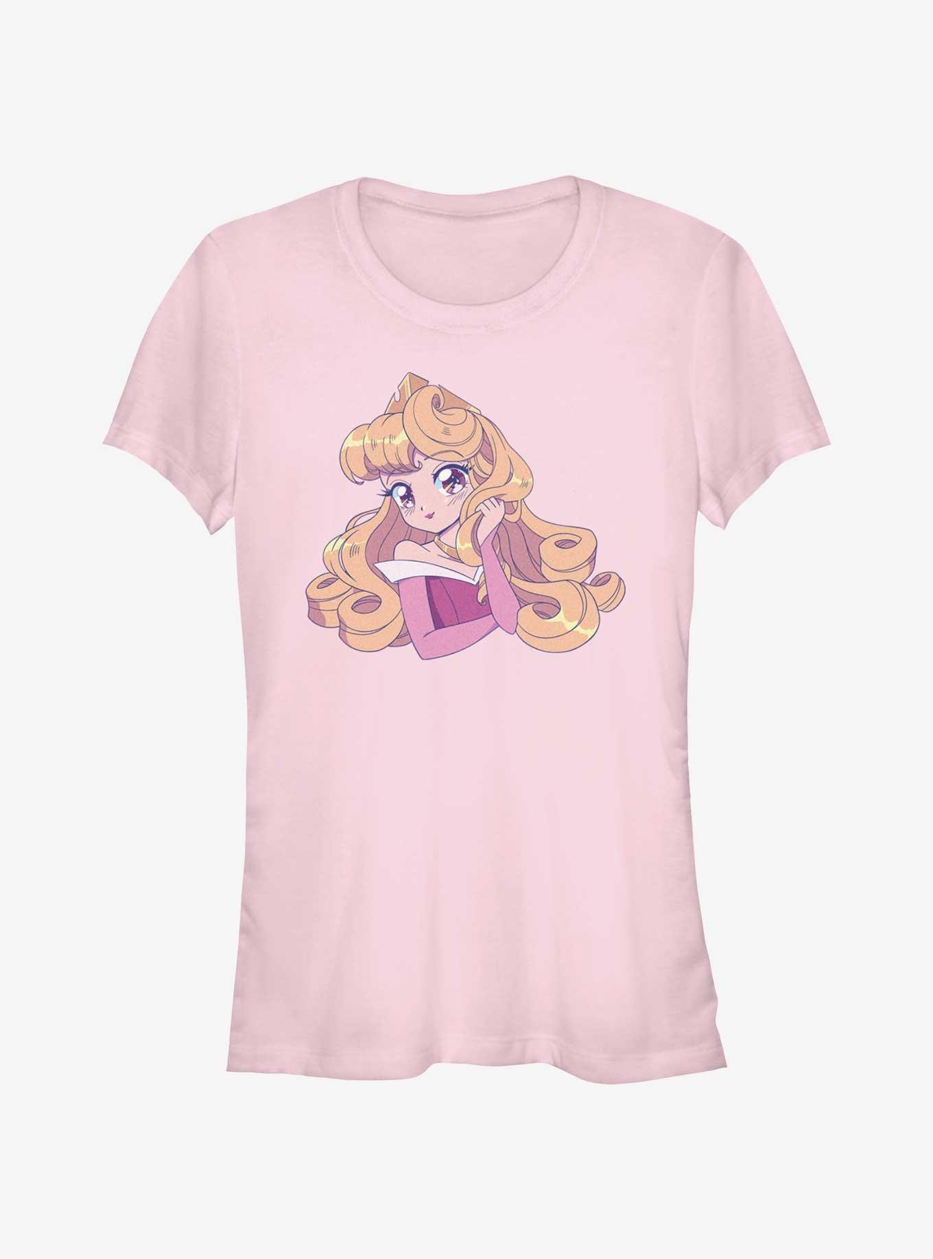 Disney Sleeping Beauty Cute Aurora Manga Version Girls T-Shirt, , hi-res