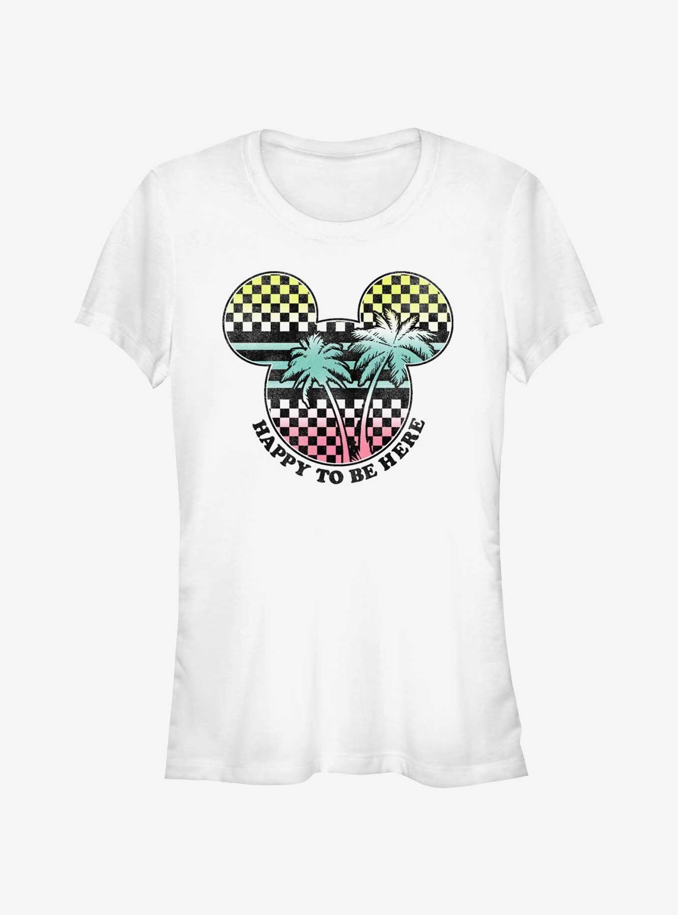 Disney Mickey Mouse Roadster Mickey Head Girls T-Shirt, WHITE, hi-res