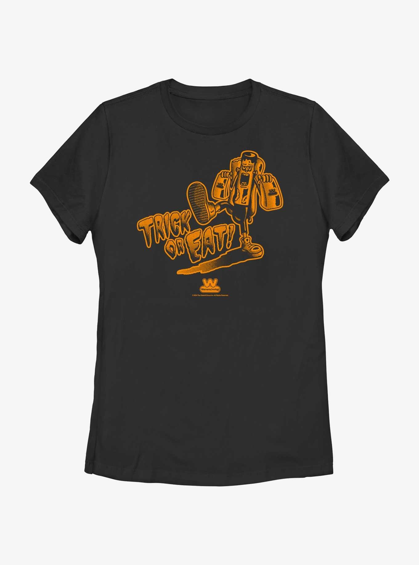 Wienerschnitzel Trick Or Eat Womens T-Shirt, , hi-res