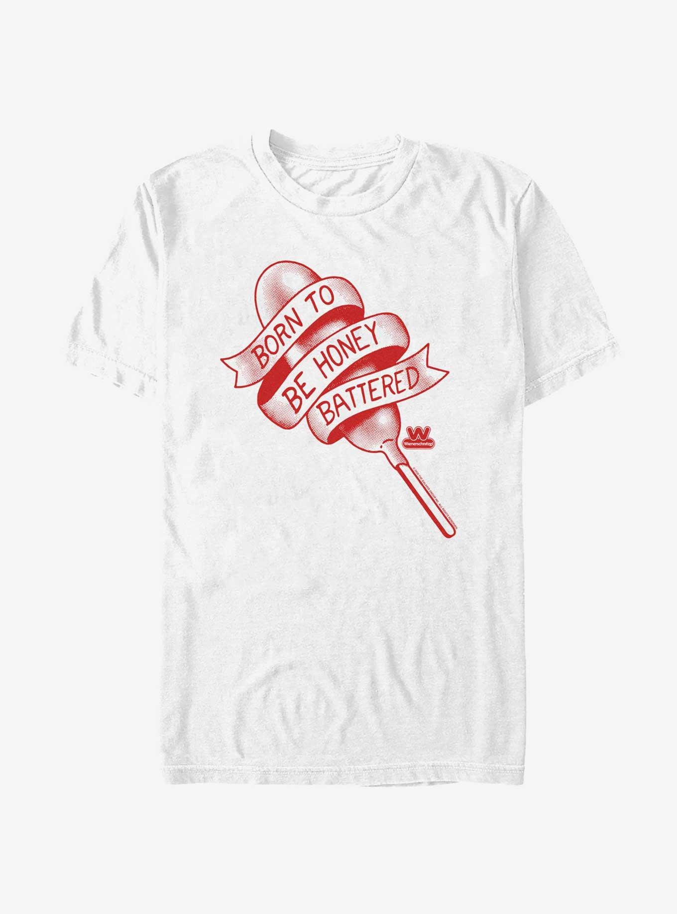 Wienerschnitzel Be Honey Battered T-Shirt, WHITE, hi-res