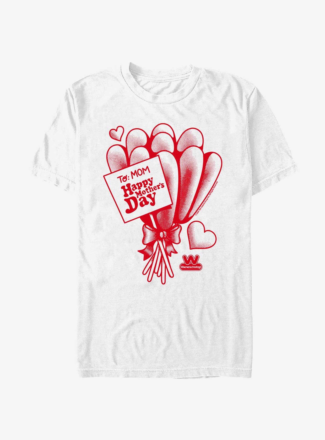 Wienerschnitzel Happy Mother's Day T-Shirt, WHITE, hi-res