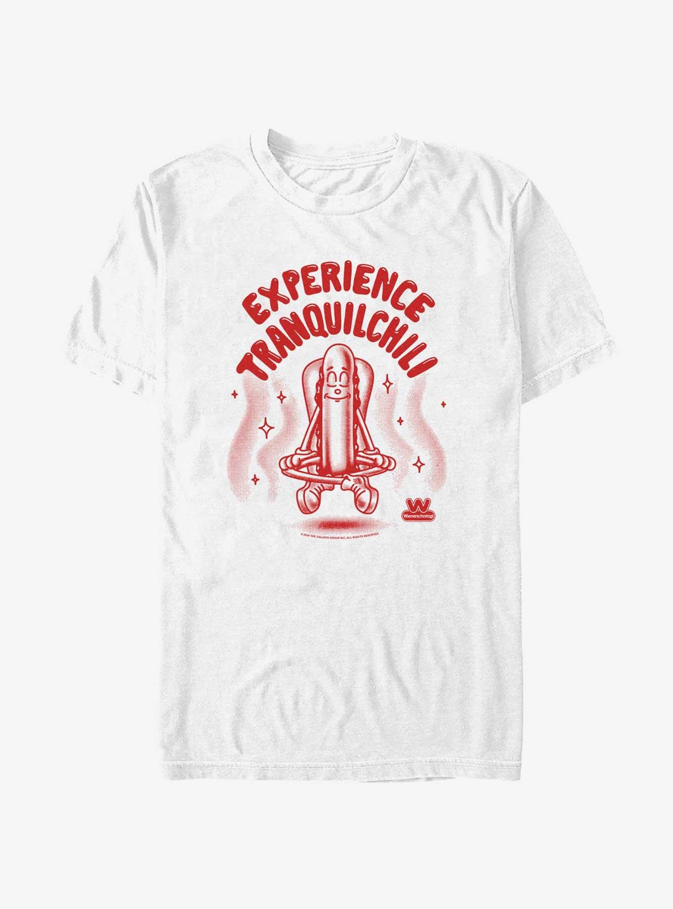 Wienerschnitzel Experience Tranquilchili T-Shirt, WHITE, hi-res