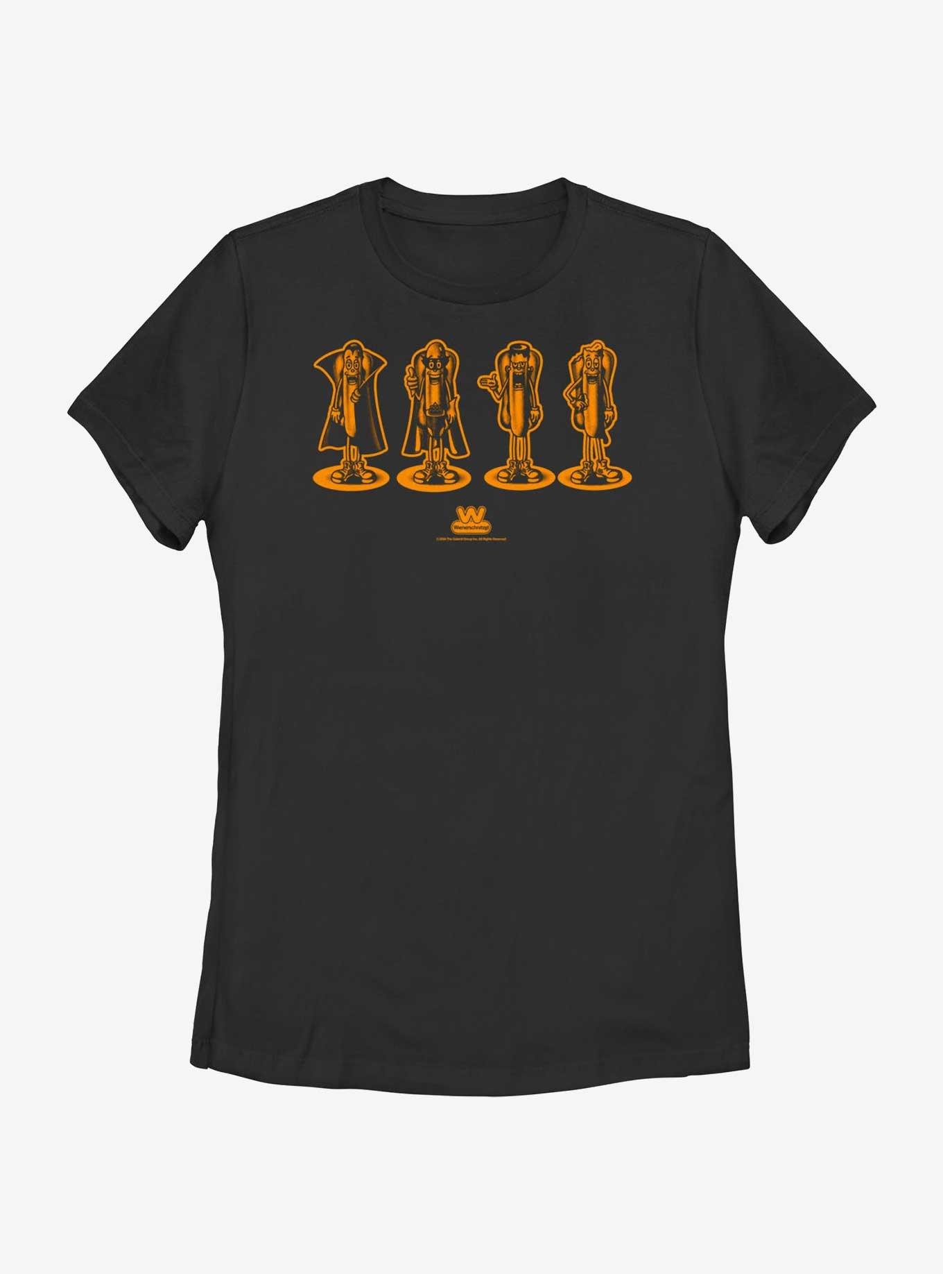 Wienerschnitzel Halloween Hotdogs Womens T-Shirt, , hi-res