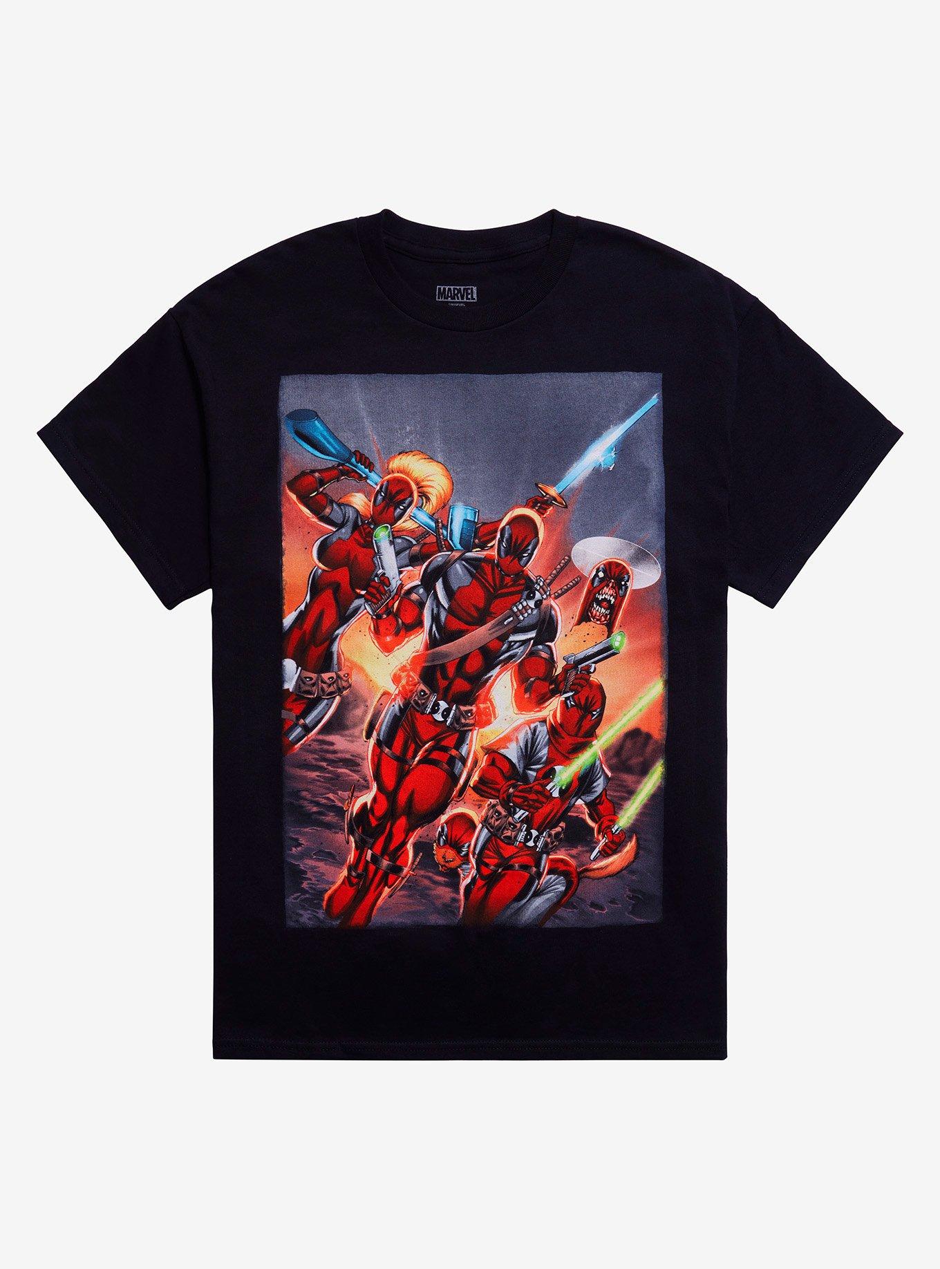 Marvel Deadpool Squad Poster T-Shirt | Hot Topic