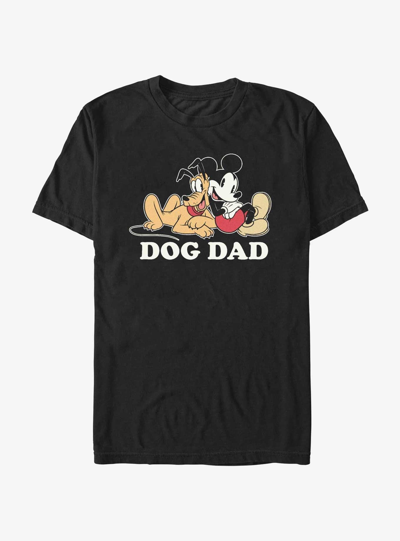 Disney Mickey Mouse & Pluto Dog Dad T-Shirt