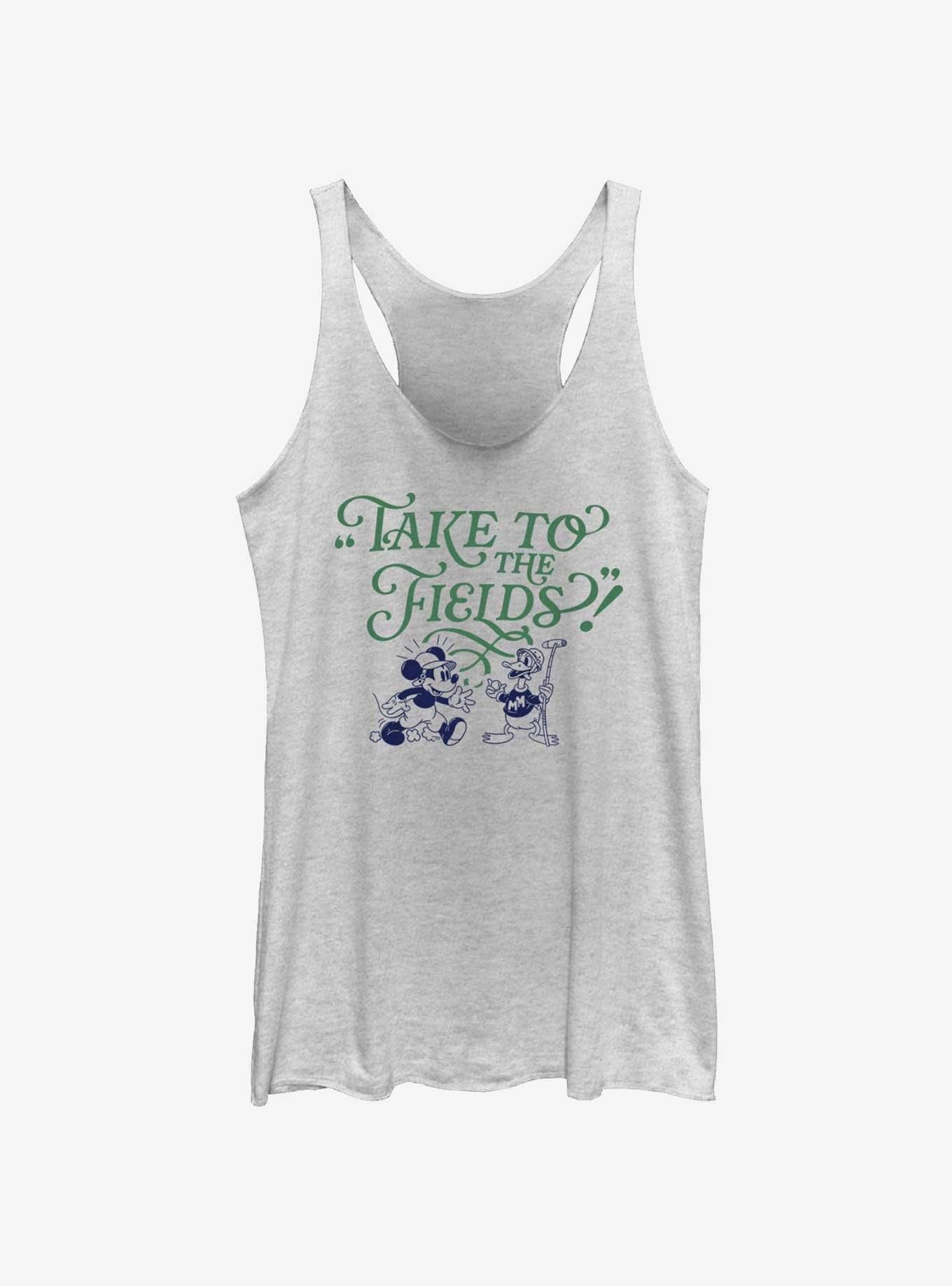 Disney Mickey Mouse & Donald Duck Take To The Fields Girls Tank Top, , hi-res