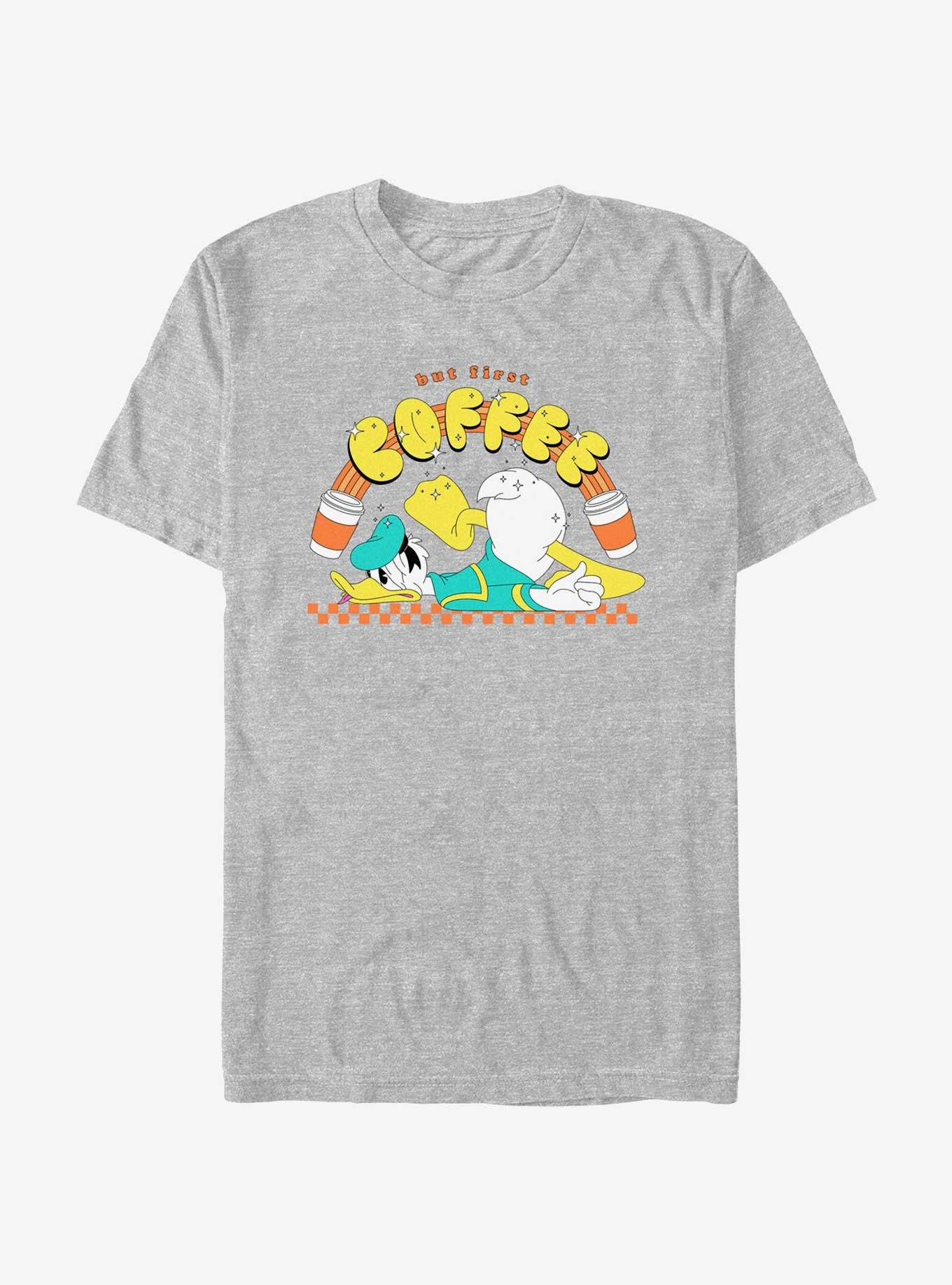 Disney Mickey Mouse But First Coffee T-Shirt