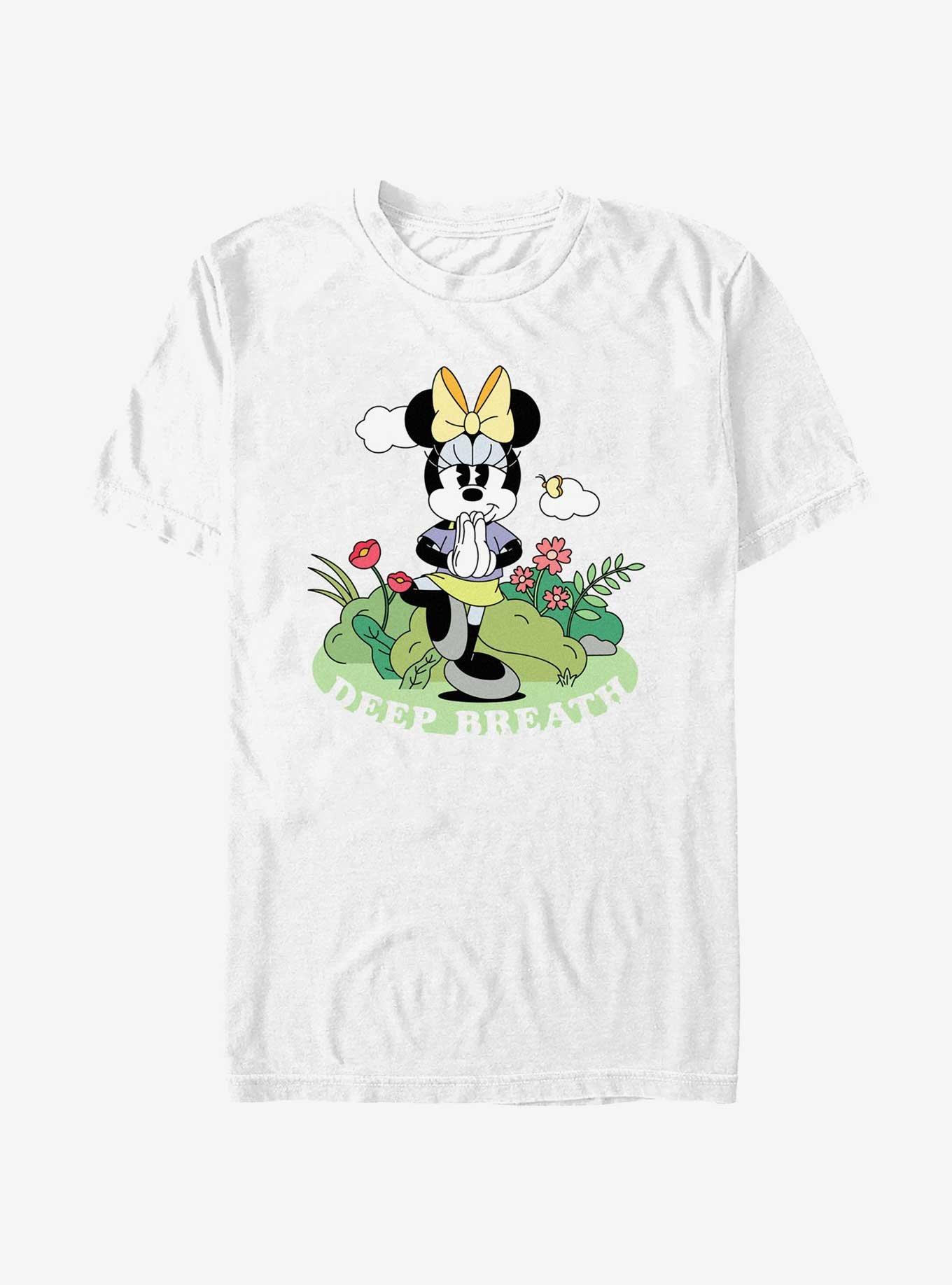 Disney Minnie Mouse Deep Breath T-Shirt, WHITE, hi-res