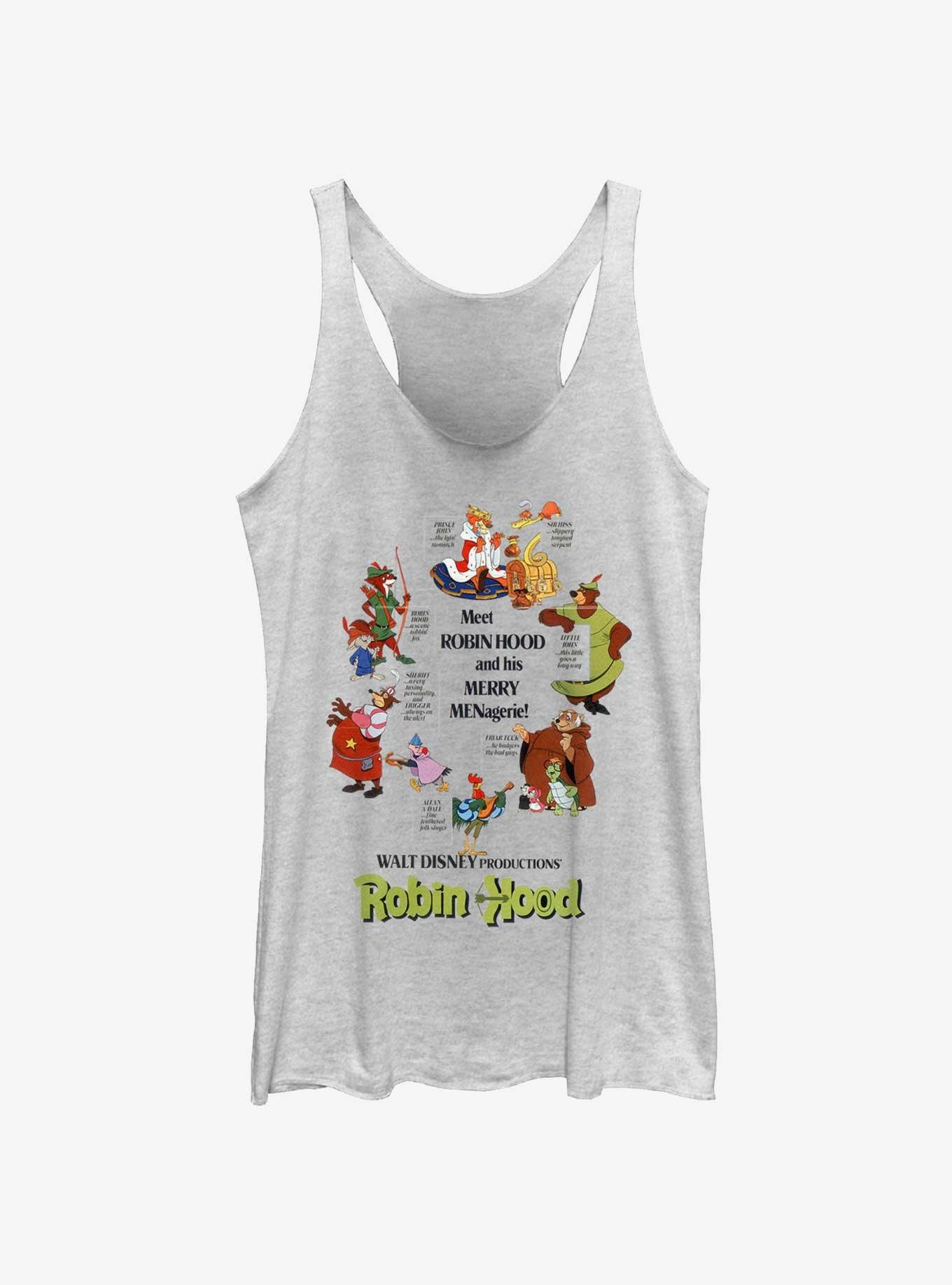 Disney Robin Hood Meet Girls Tank, WHITE HTR, hi-res