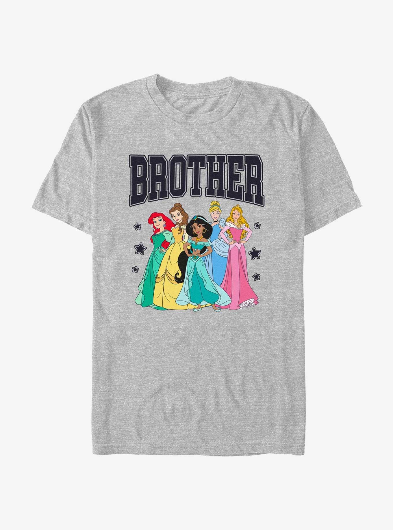 Disney Princesses Brother Collegiate T-Shirt, ATH HTR, hi-res