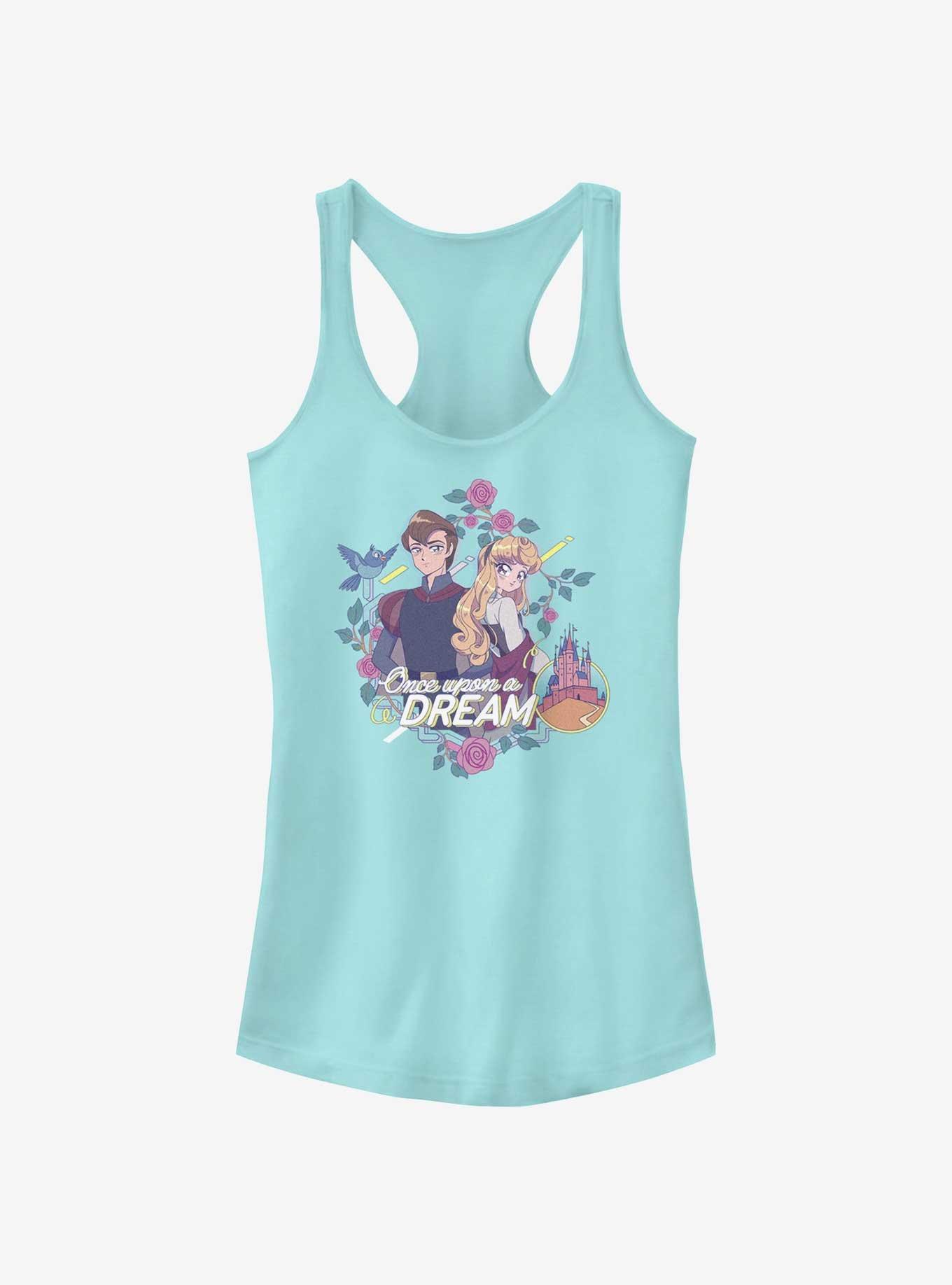 Disney Sleeping Beauty Aurora And Phillip Manga Girls Tank