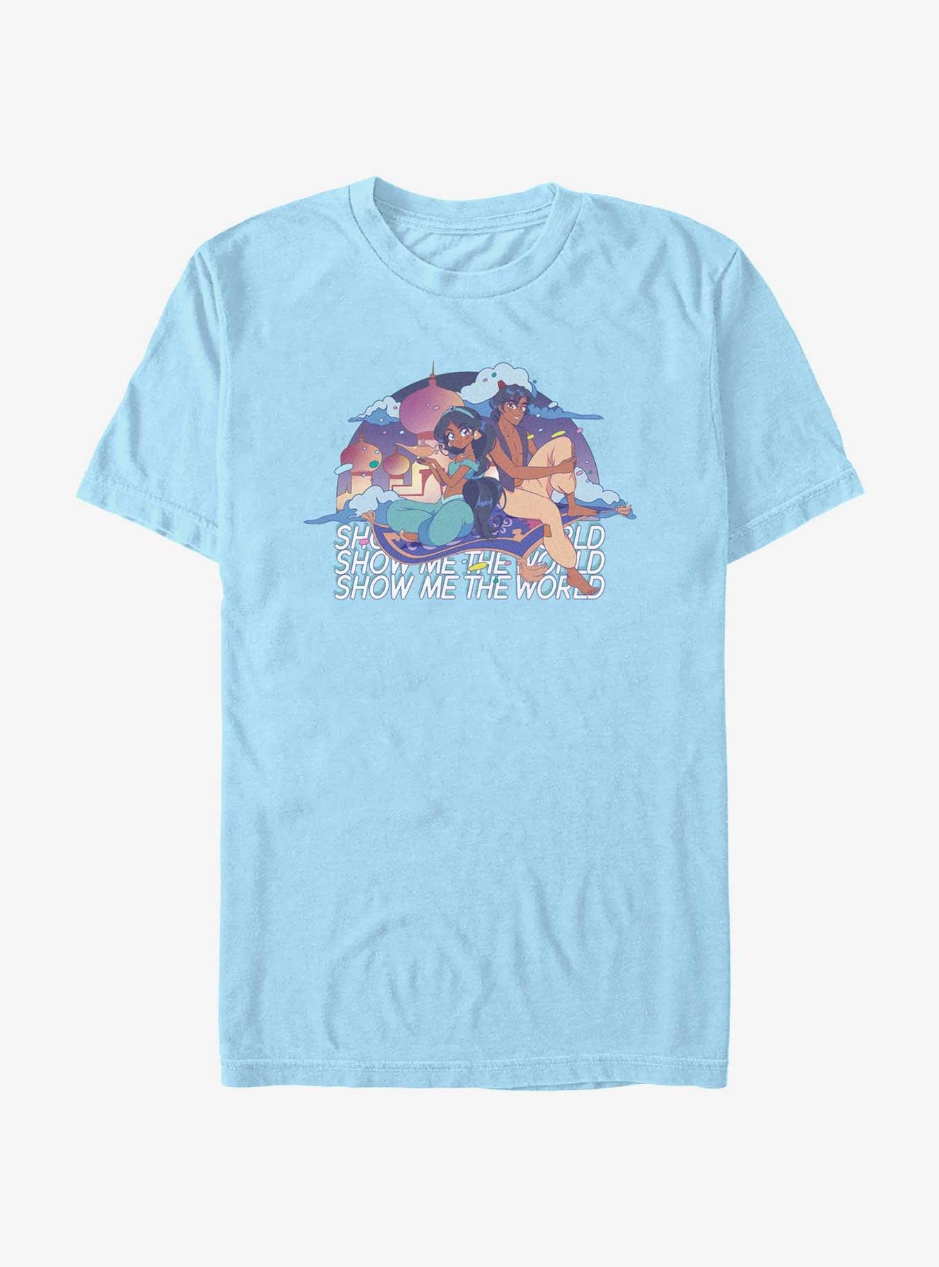 Disney Aladdin Show Me The World Manga T-Shirt