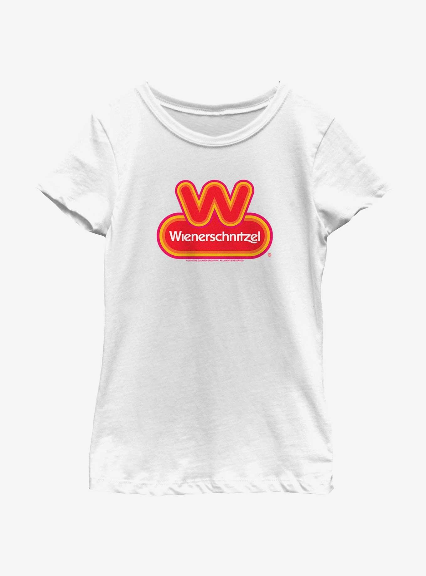 Wienerschnitzel Logo Youth Girls T-Shirt, WHITE, hi-res