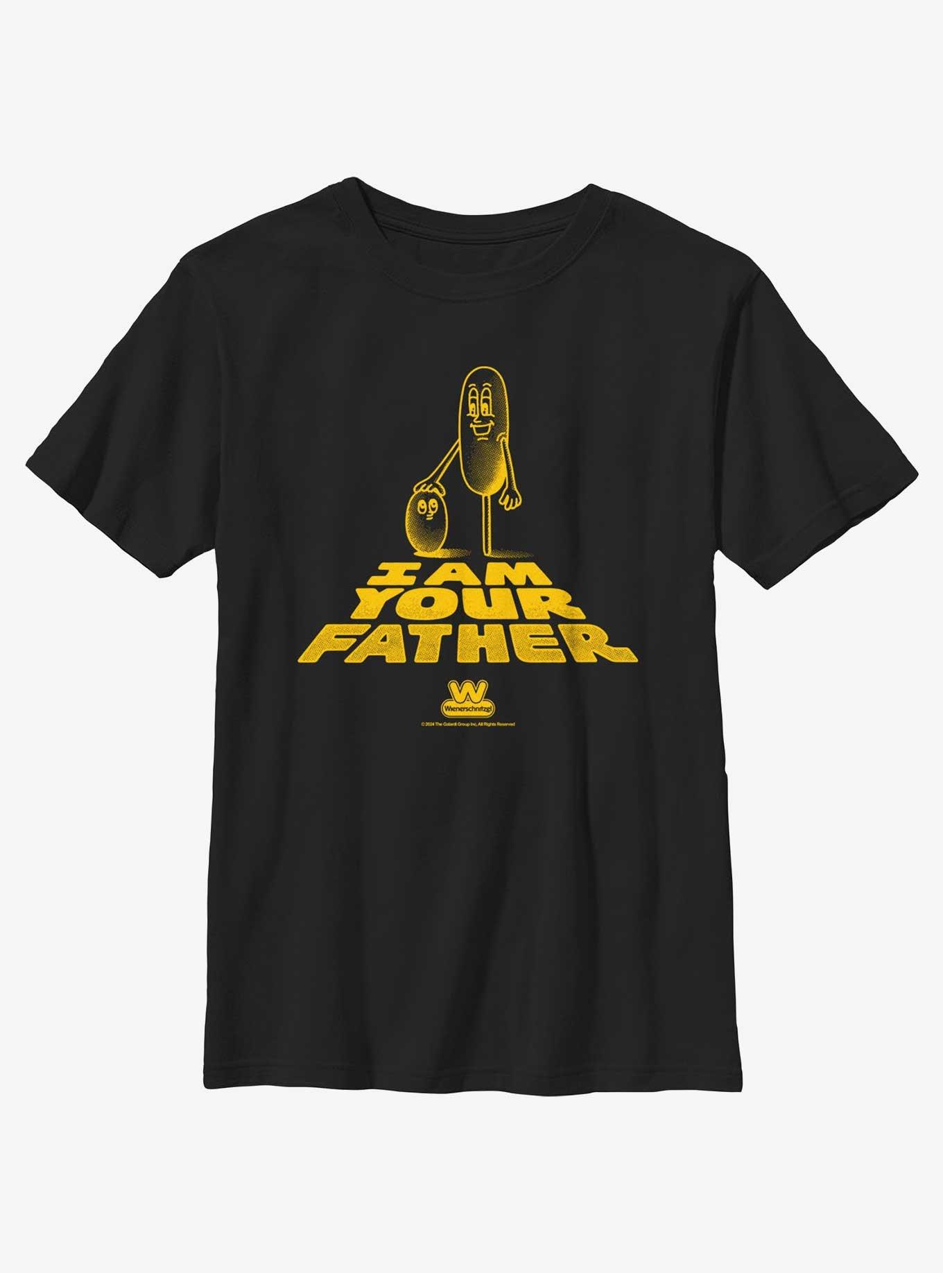 Wienerschnitzel I'm Your Father Youth T-Shirt, BLACK, hi-res