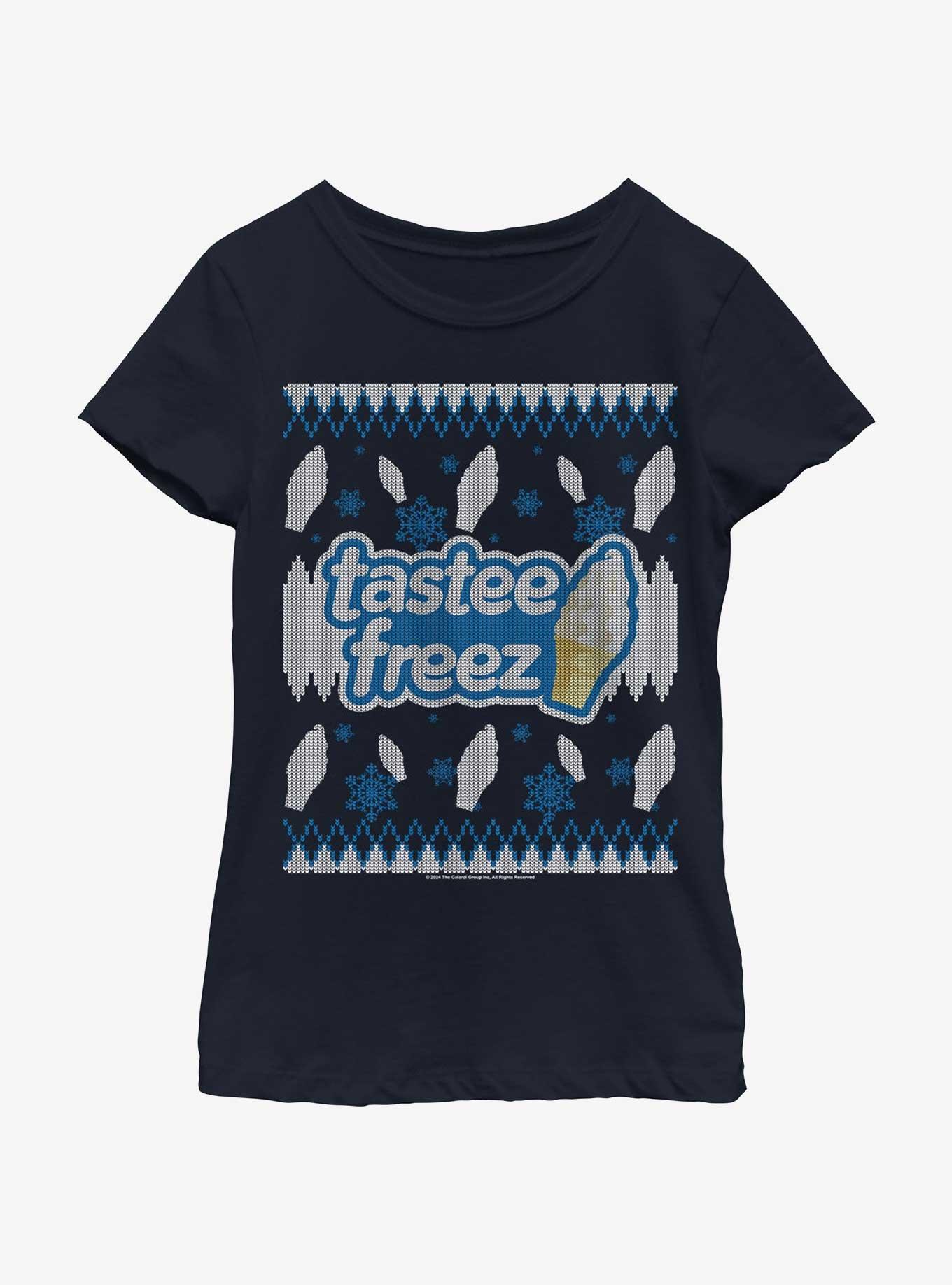 Wienerschnitzel Tastee Freez Ugly Sweater Youth Girls T-Shirt, , hi-res