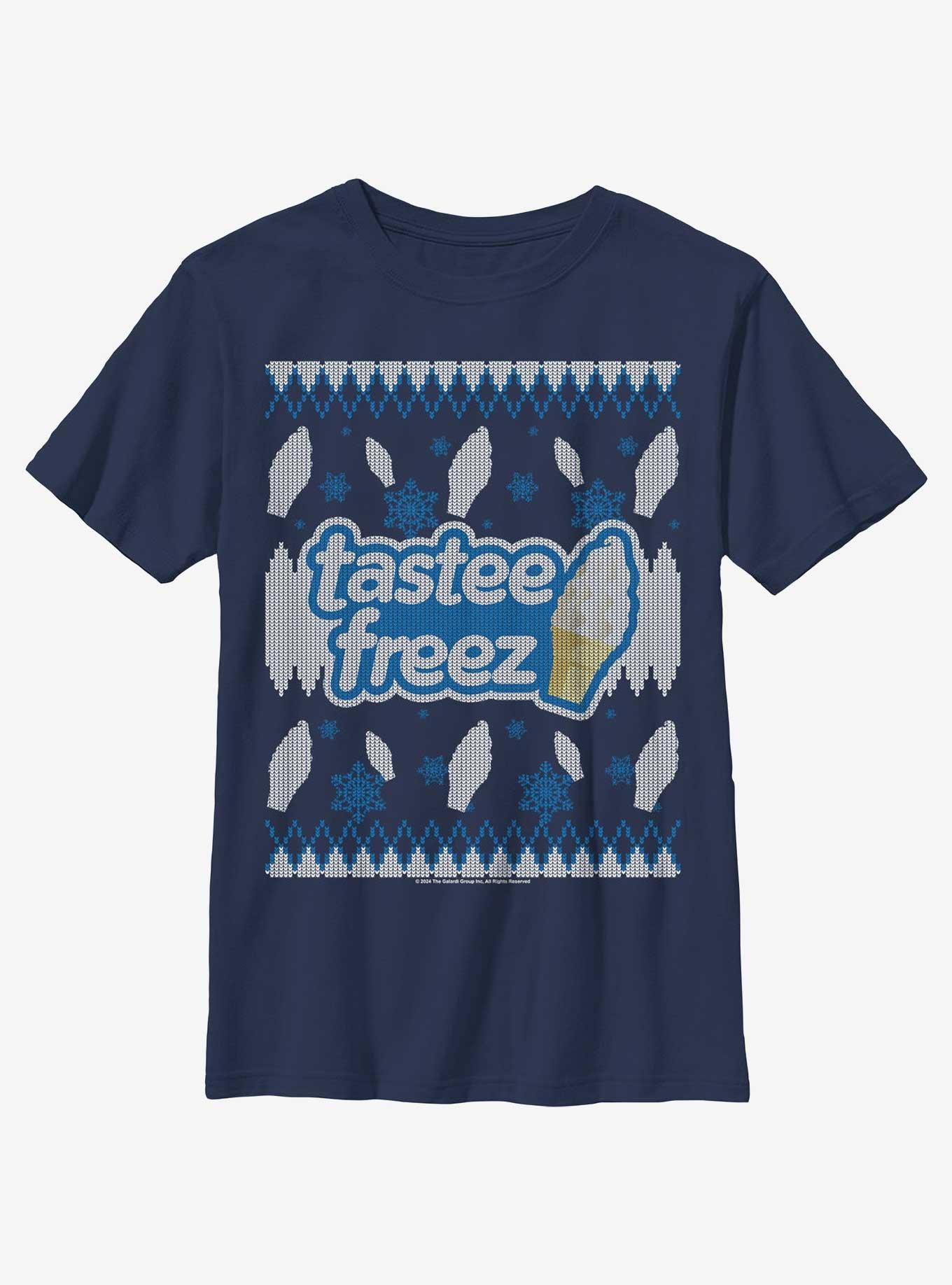 Wienerschnitzel Tastee Freez Ugly Sweater Youth T-Shirt, , hi-res