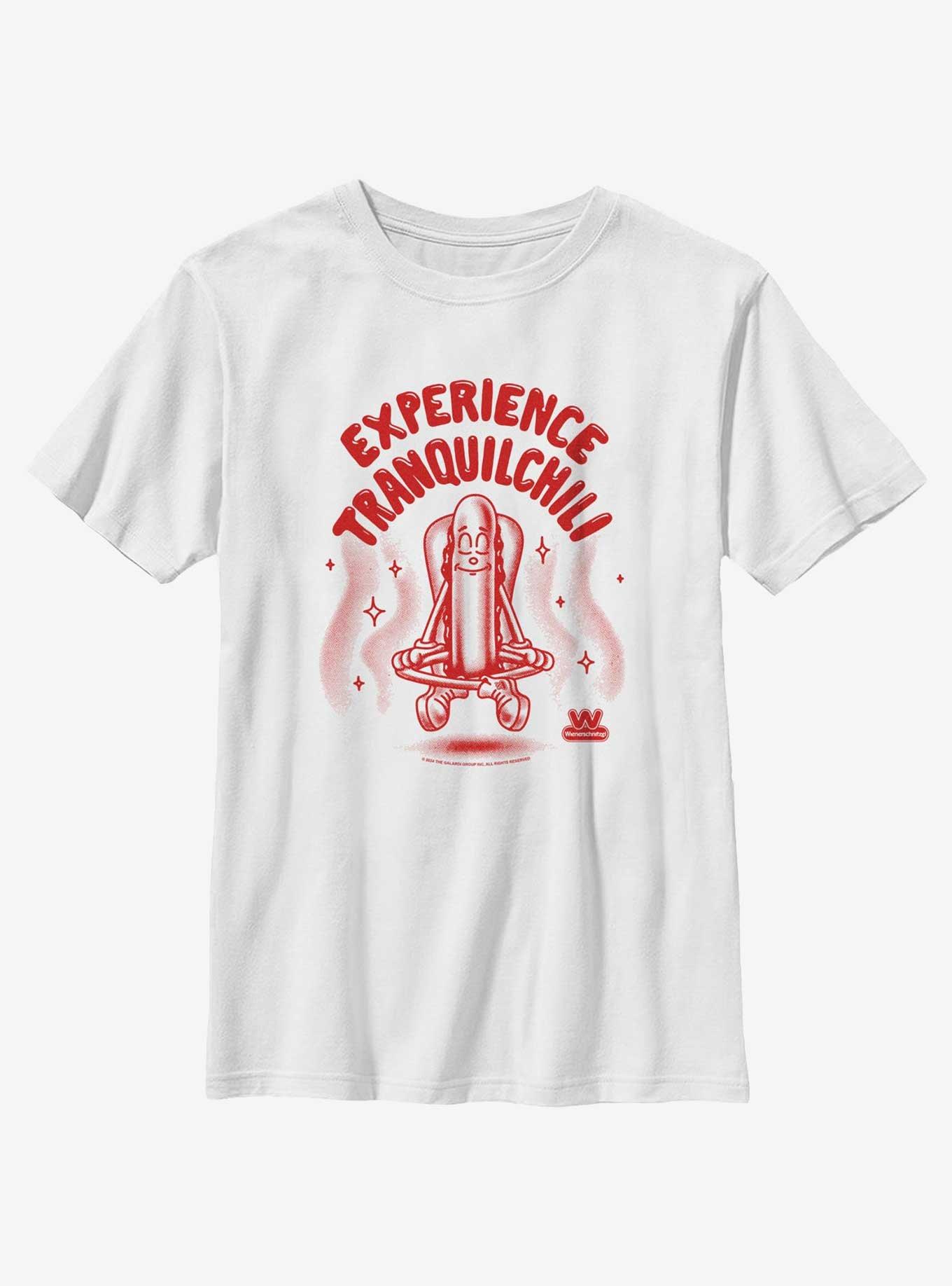 Wienerschnitzel Experience Tranquilchili Youth T-Shirt, WHITE, hi-res