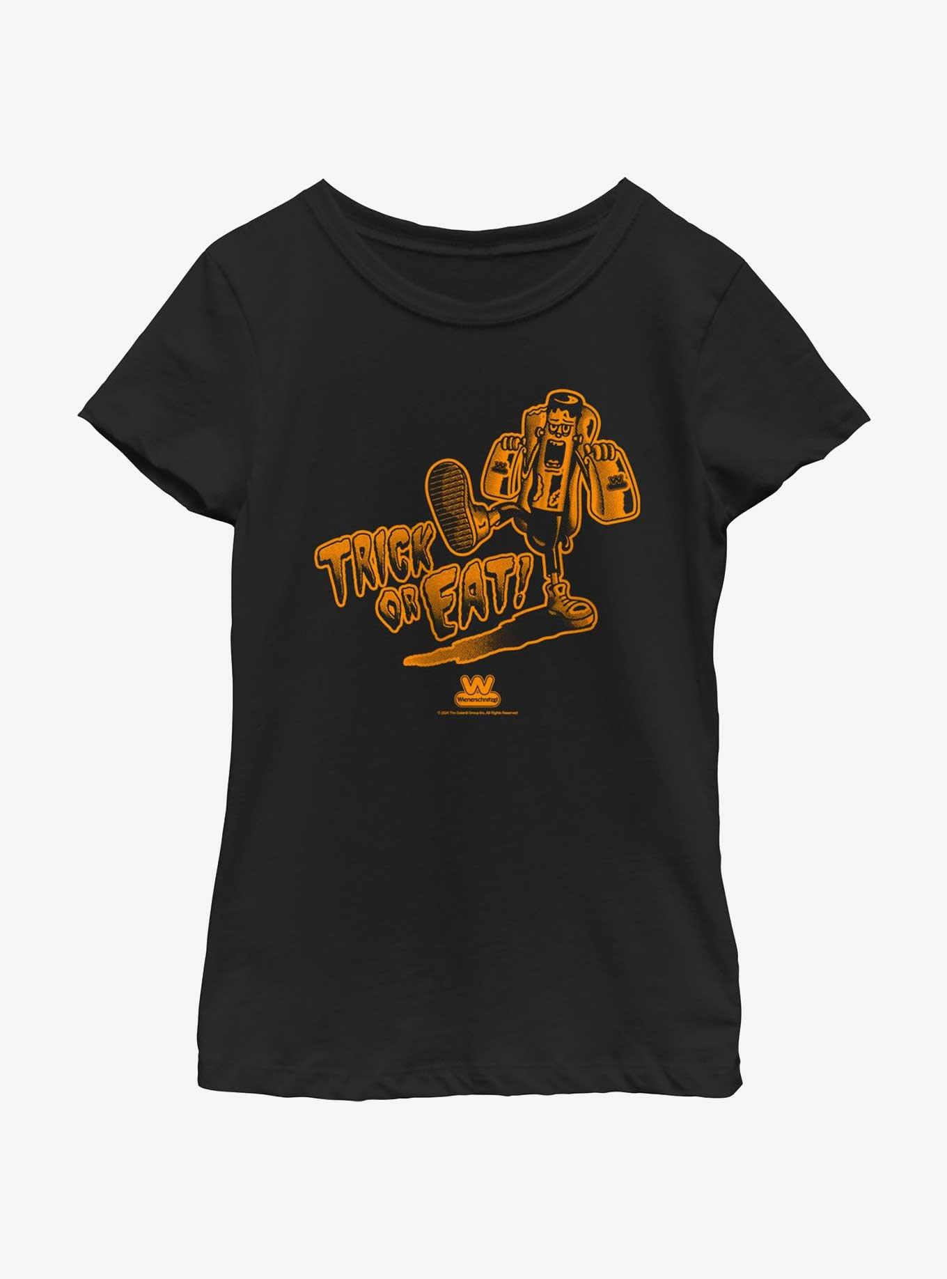 Wienerschnitzel Trick Or Eat Youth Girls T-Shirt, , hi-res