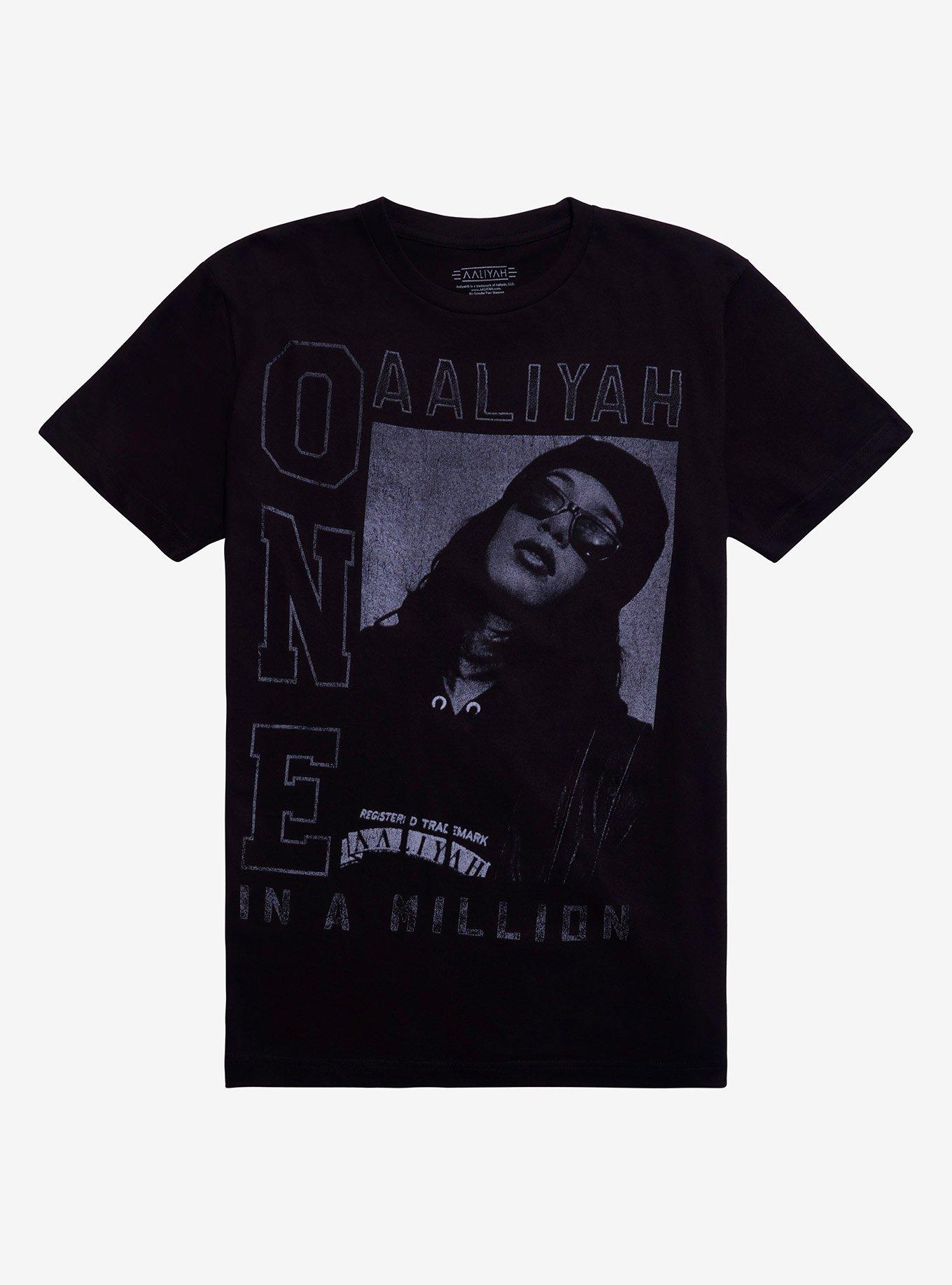 Aaliyah One In A Million Portrait T-Shirt, , hi-res