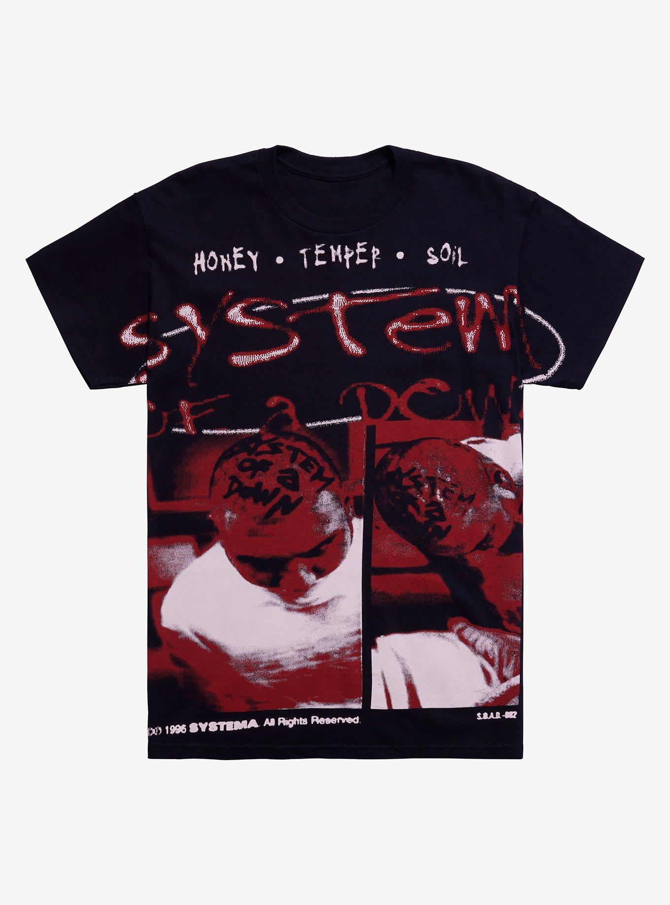 System Of A Down Honey/Temper/Soil Cassette Cover T-Shirt, , hi-res