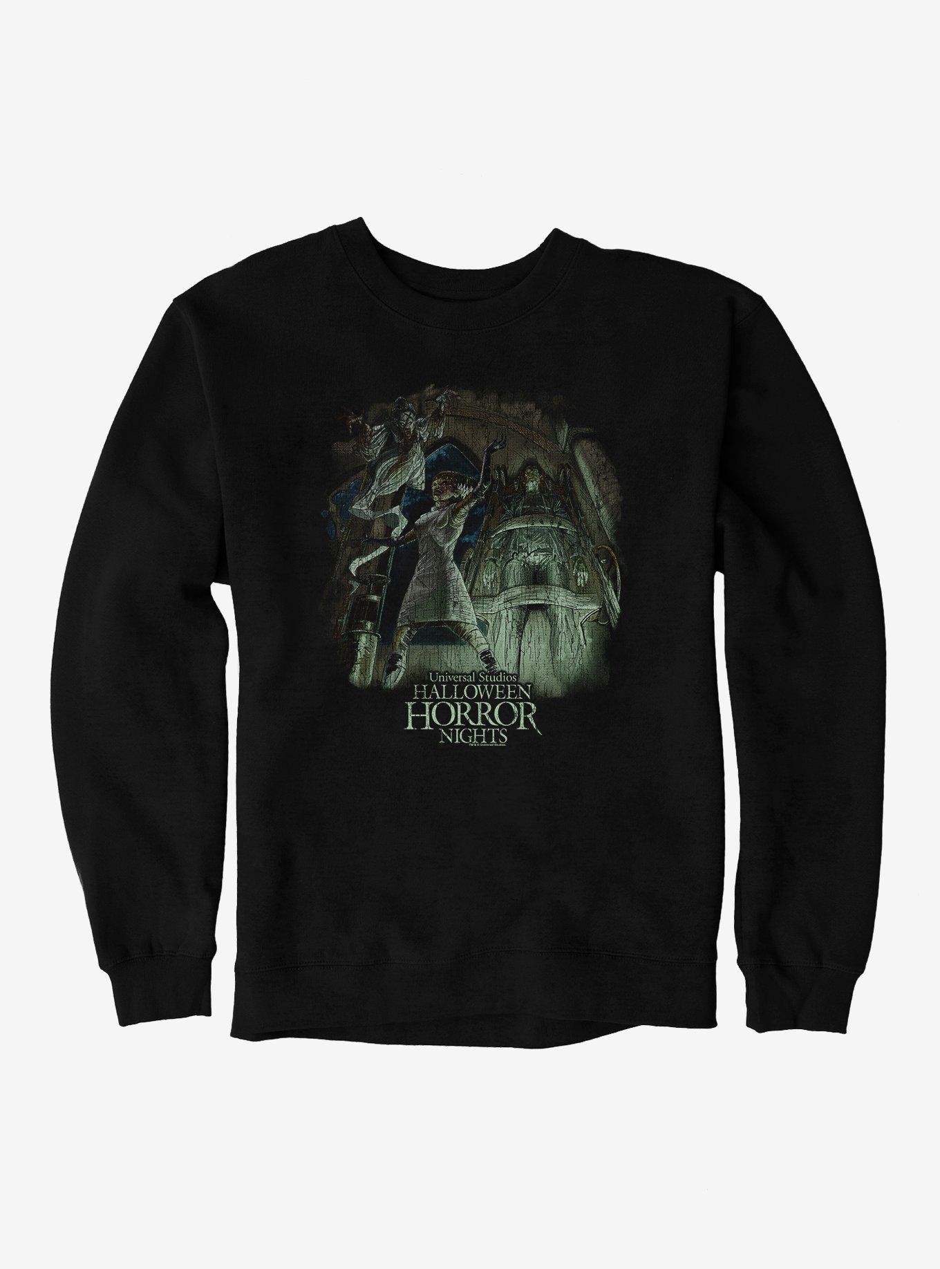 Halloween Horror Nights Bride Of Frankenstein Mad Lab Sweatshirt